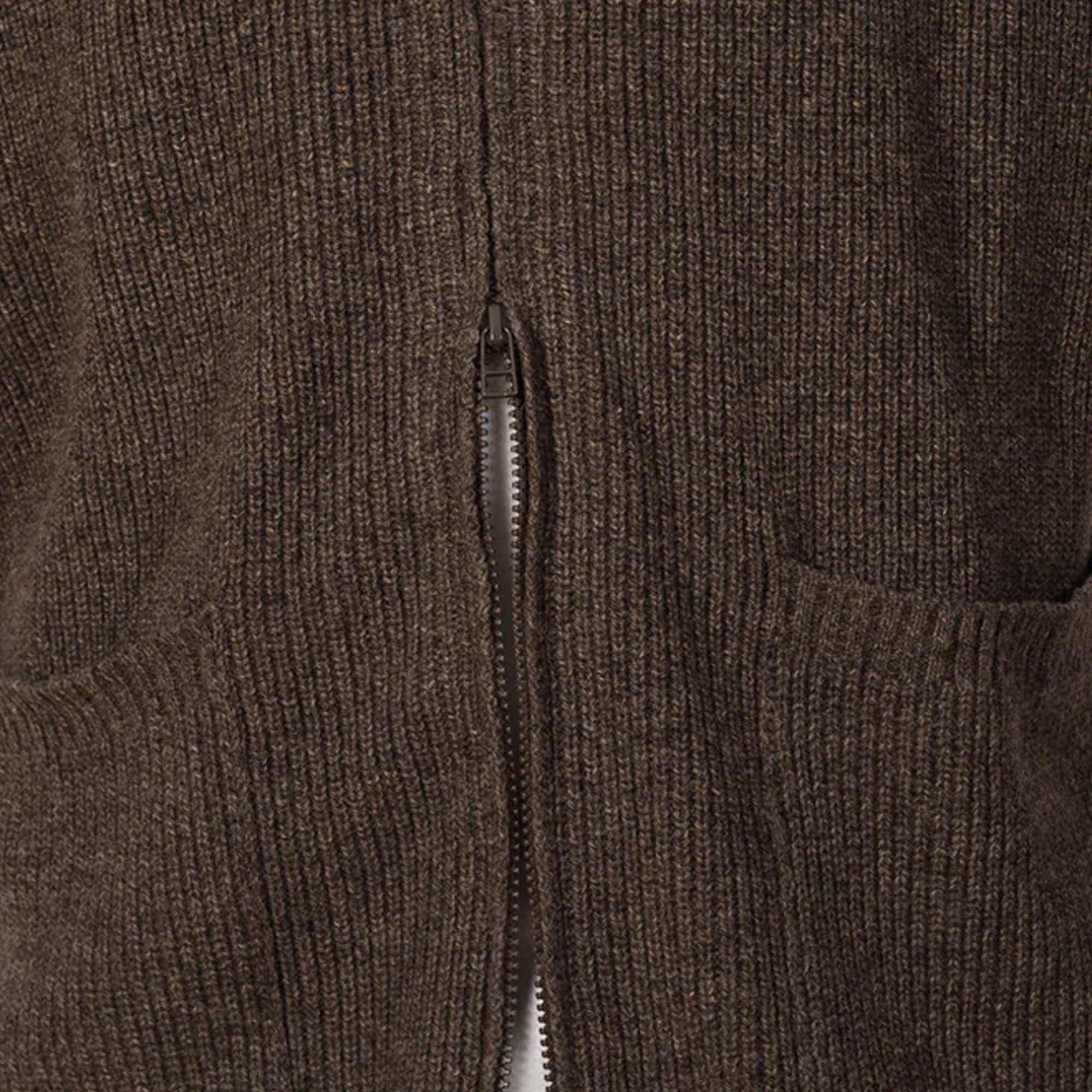 Universal Works Zip Cardigan - Brown – Stuarts London
