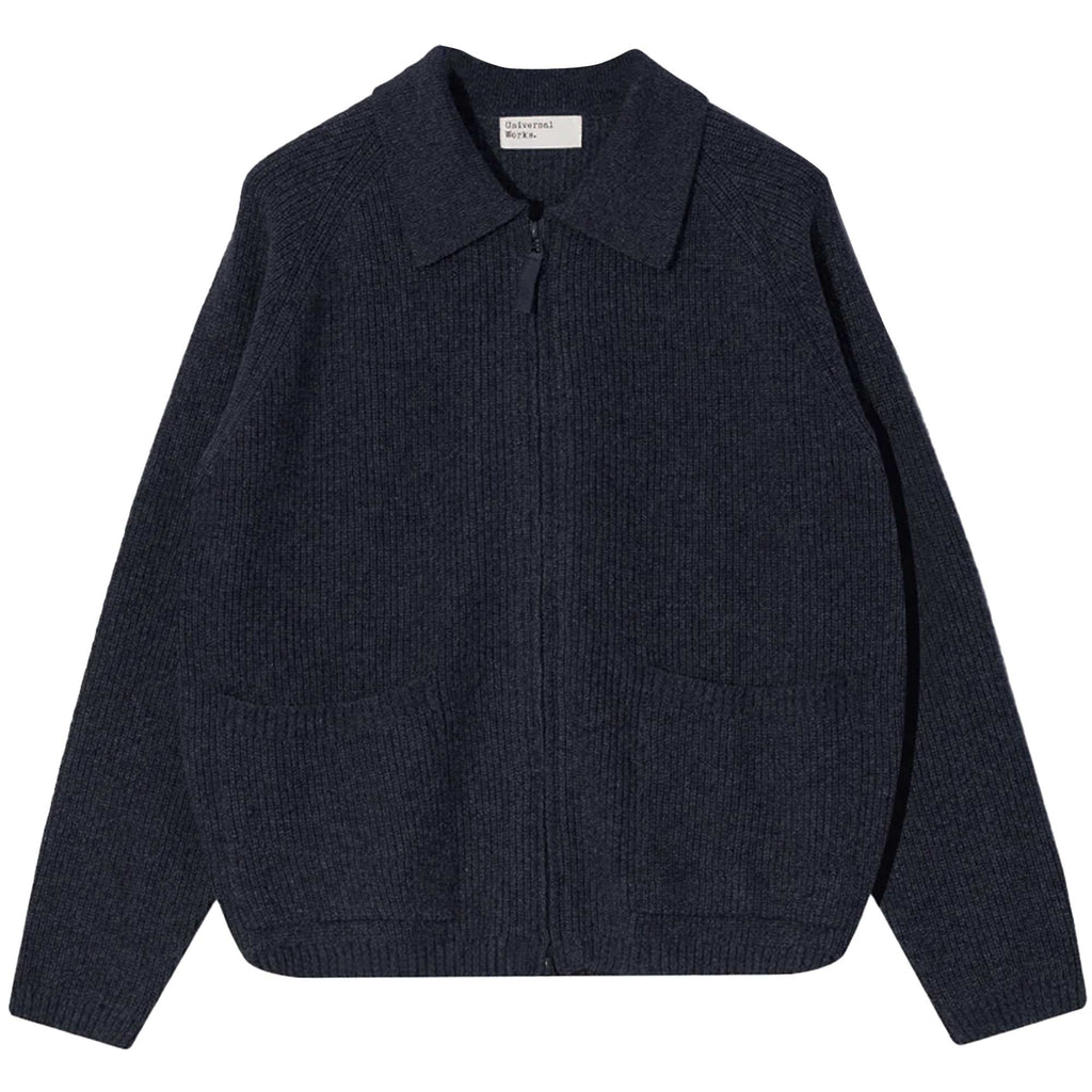Universal Works Zip Cardigan - Navy