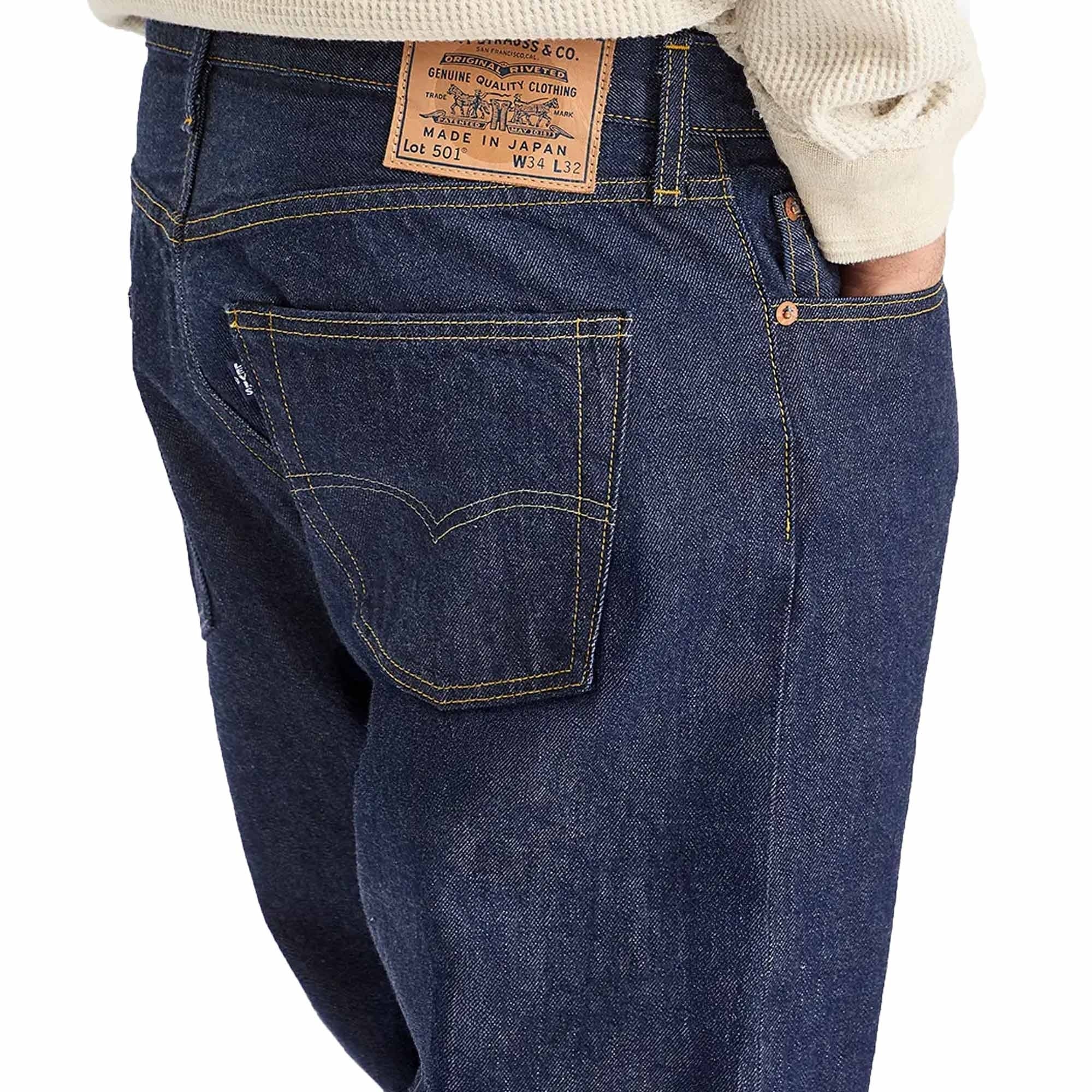 Levi's® Blue Tab 1980s MIJ 501 Selvedge Jeans - Dark Rinse
