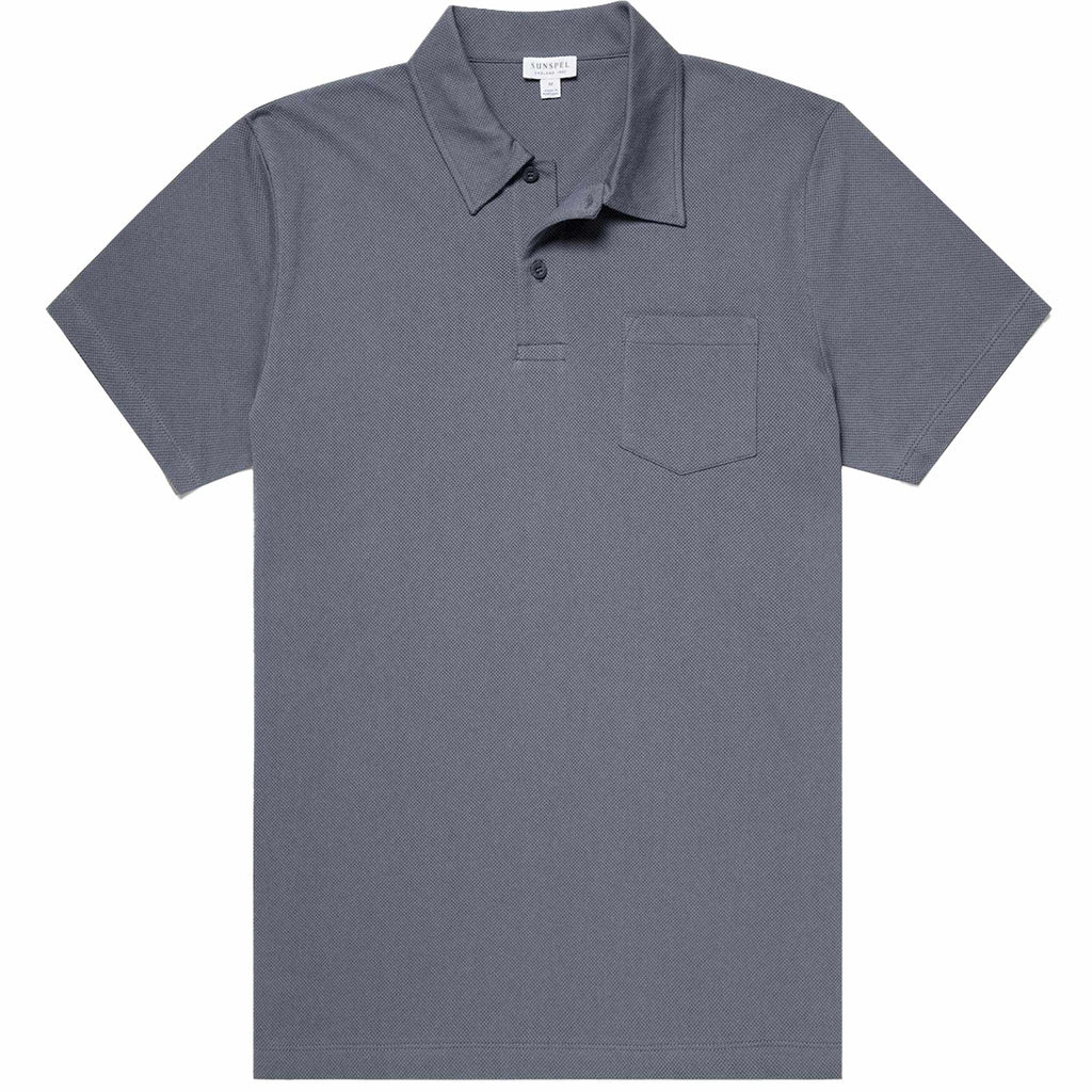 Riviera Polo Shirt - Slate Blue