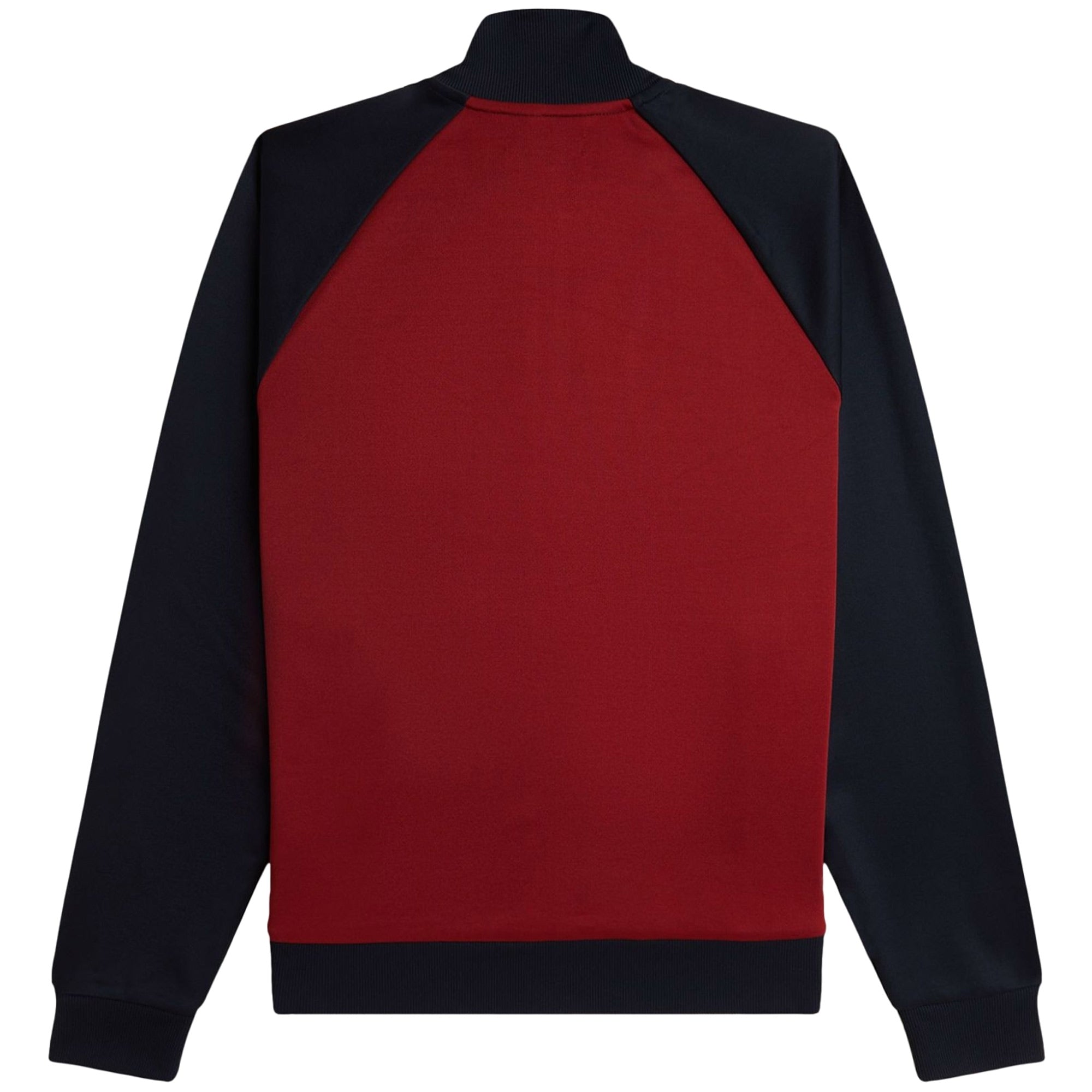 Fred Perry Contrast Sleeve Track Jacket - Red/Navy