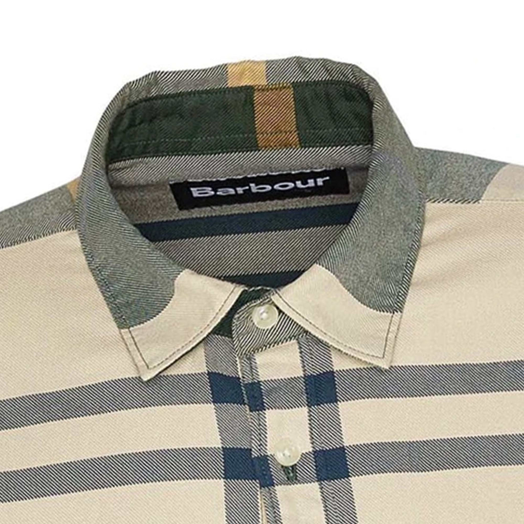 Renford Oversized Long-Sleeved Tartan Shirt - Ancient