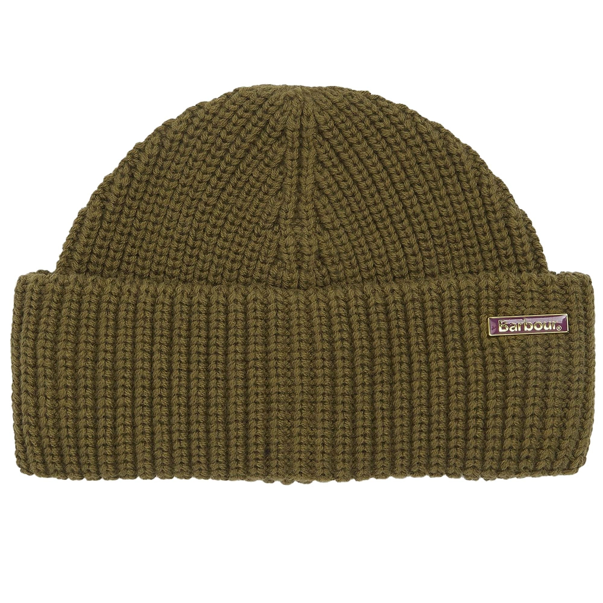 Barbour Mosely Fisherman Beanie - Light Sage