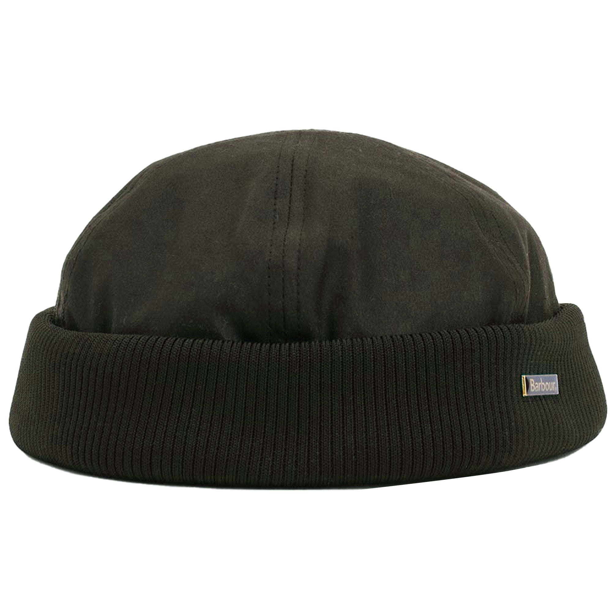 Barbour Oakmoor Waxed Docker Hat - Olive