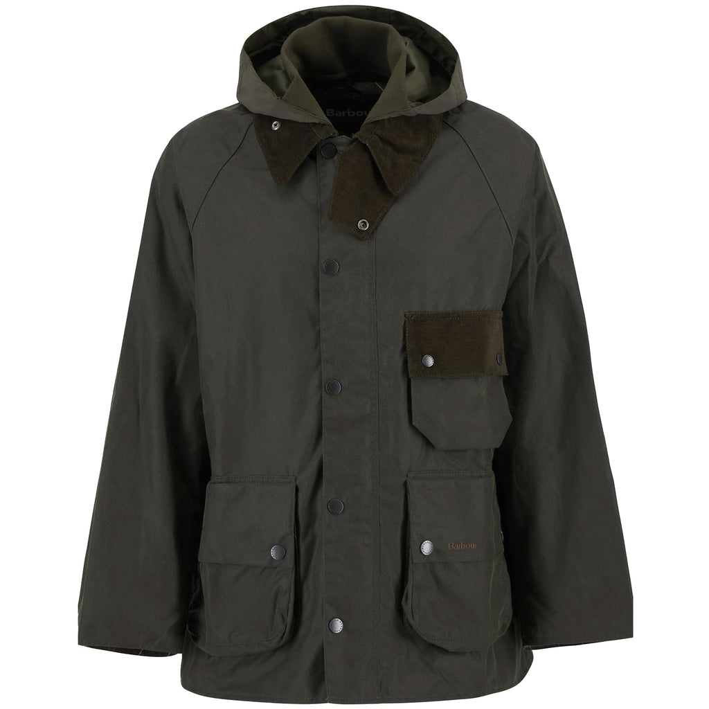 Barbour Modified Solway Waxed Jacket - Olive