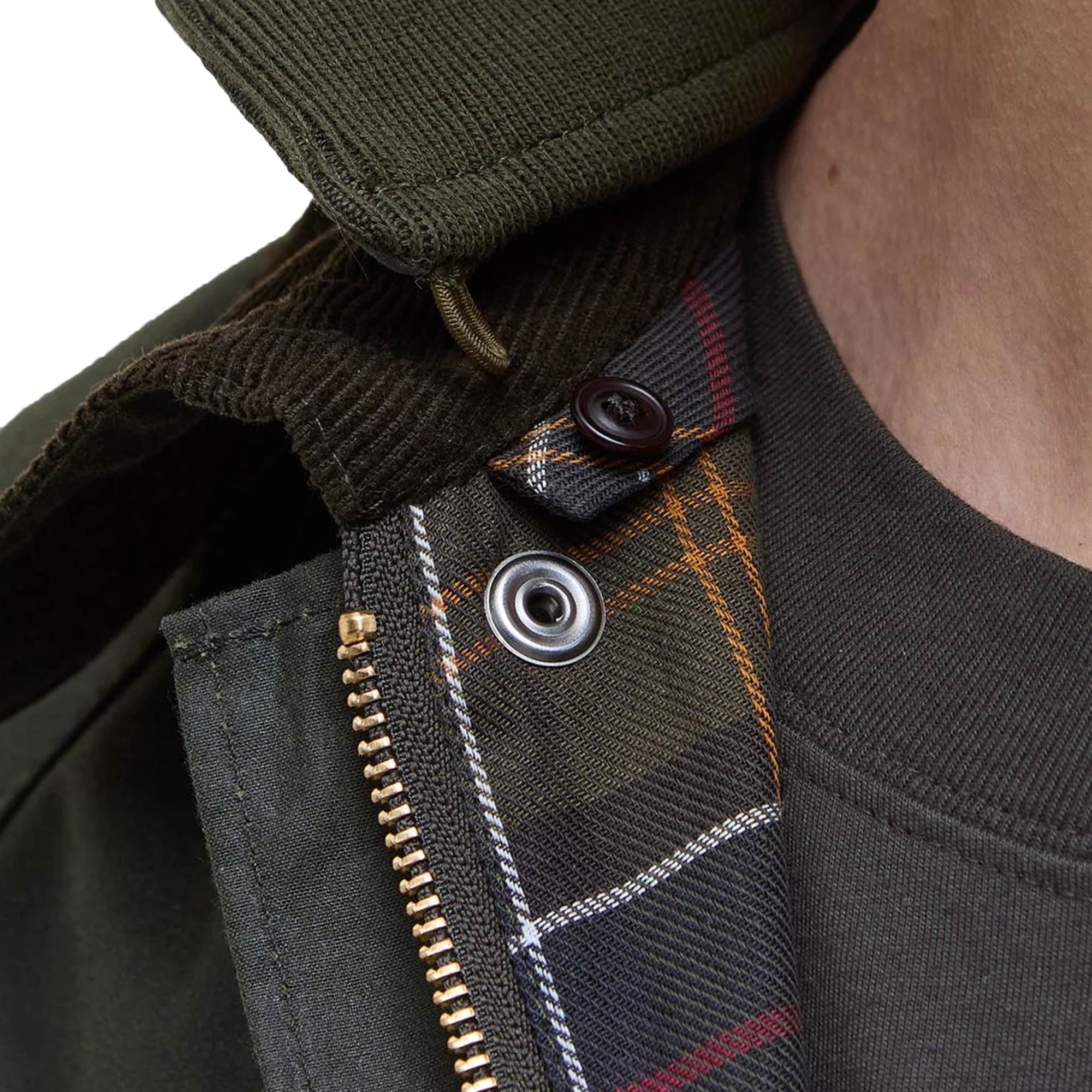 Barbour Modified Solway Waxed Jacket - Olive