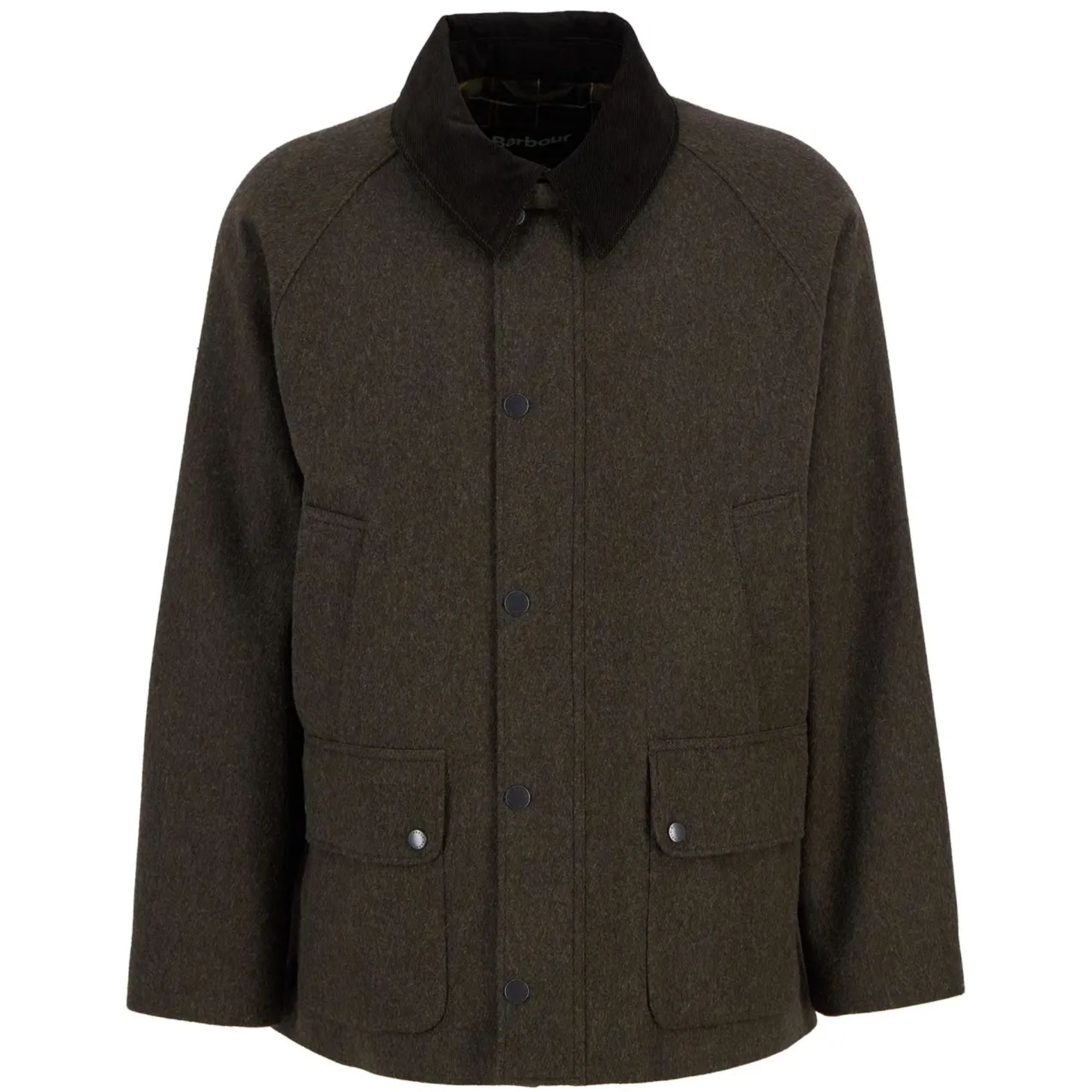 Barbour Modified Bedale Wool Jacket - Olive
