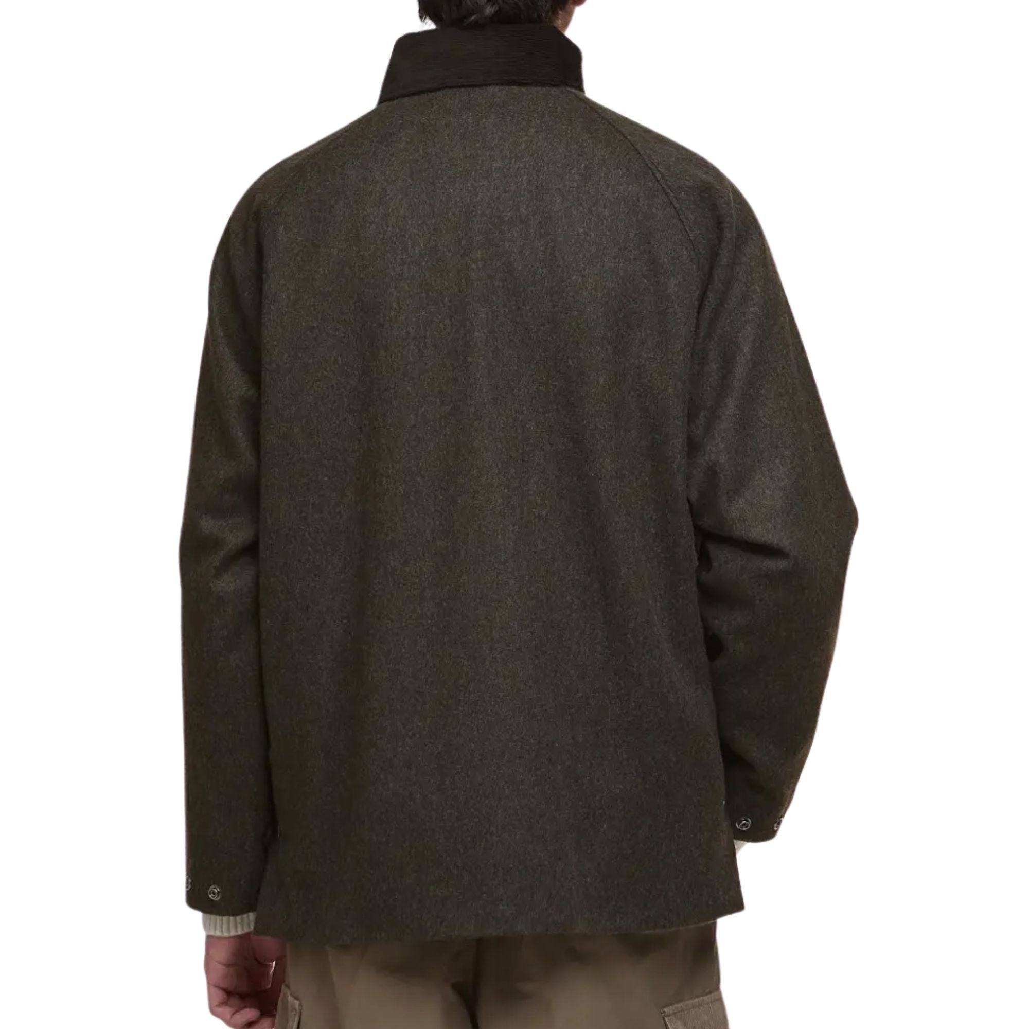 Barbour Modified Bedale Wool Jacket - Olive