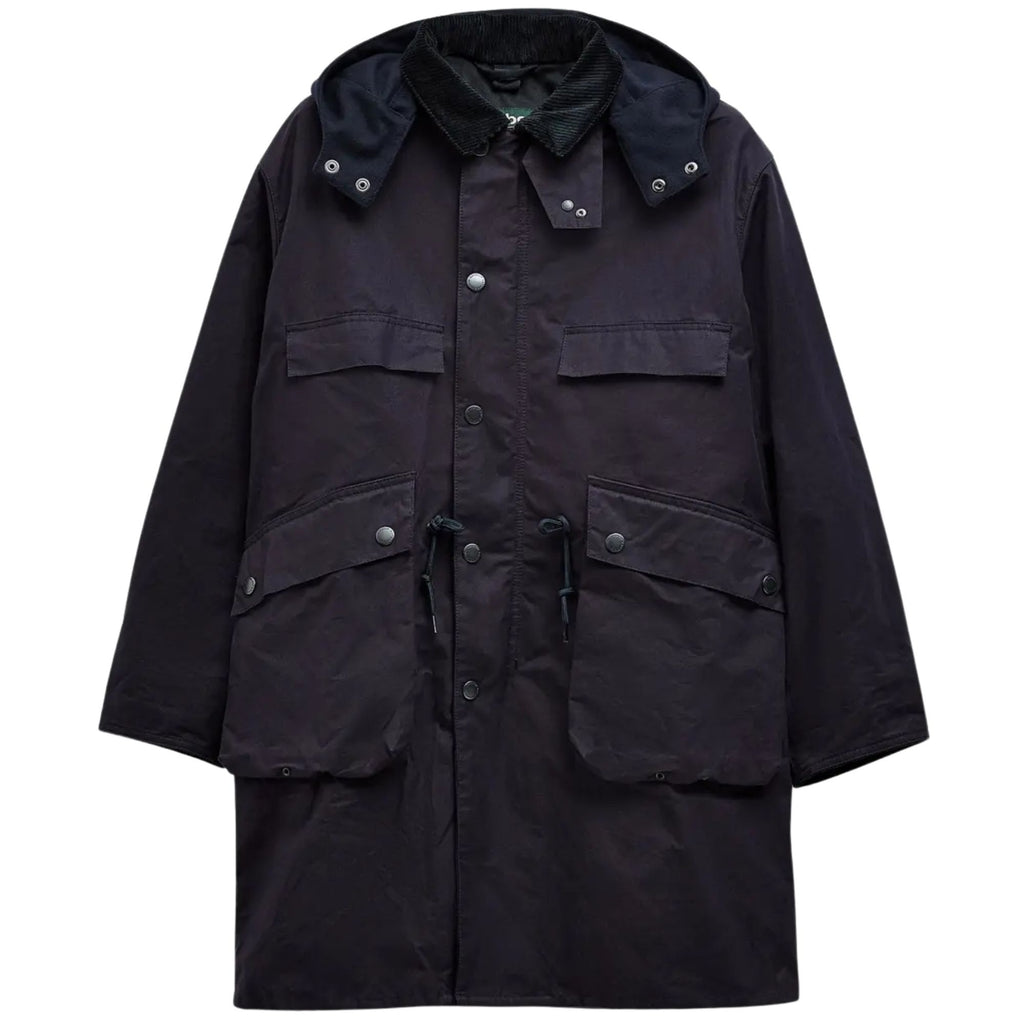 x Kaptain Sunshine Oversized Bedale Casual Field Coat - Dark Indigo