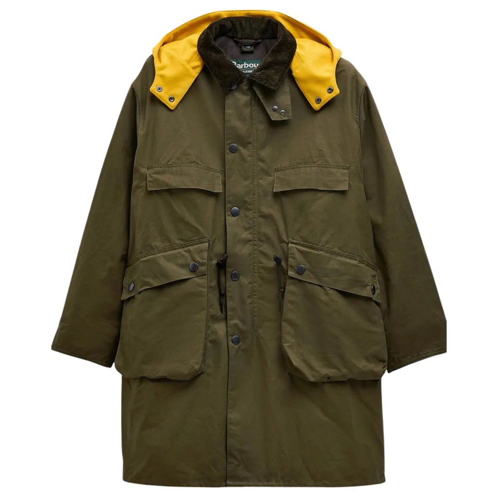 Barbour x Kaptain Sunshine Oversized Bedale Casual Field Coat - Khaki