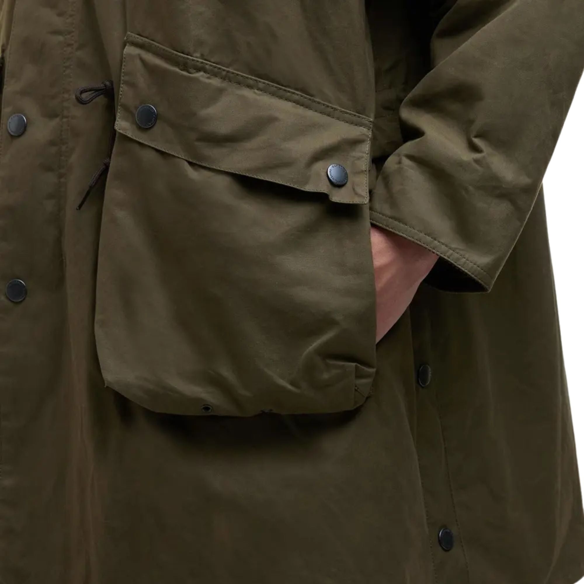 Barbour x Kaptain Sunshine Oversized Bedale Casual Field Coat - Khaki