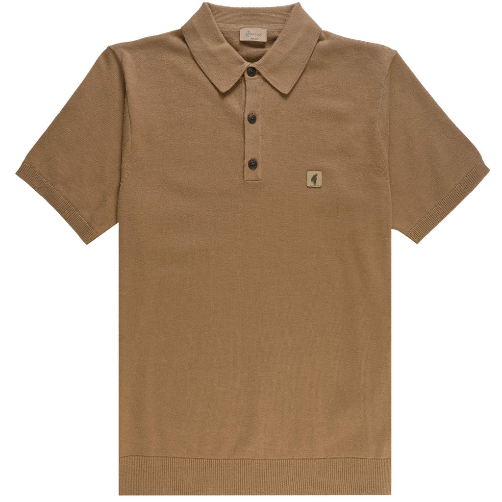 Gabicci Vintage Jackson Polo Shirt - Nutmeg