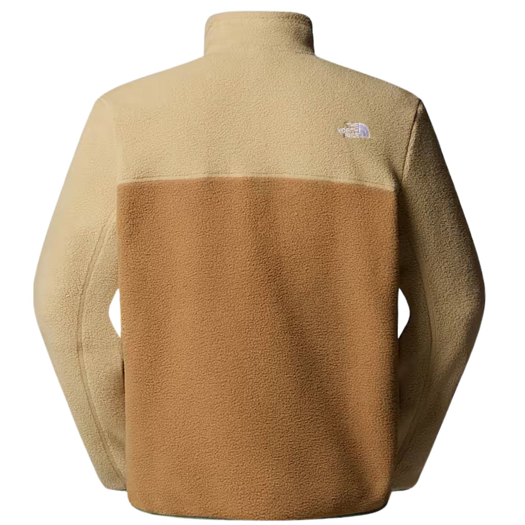 The North Face Yumiori 1/4 Zip Fleece Jacket - Beige/Brown