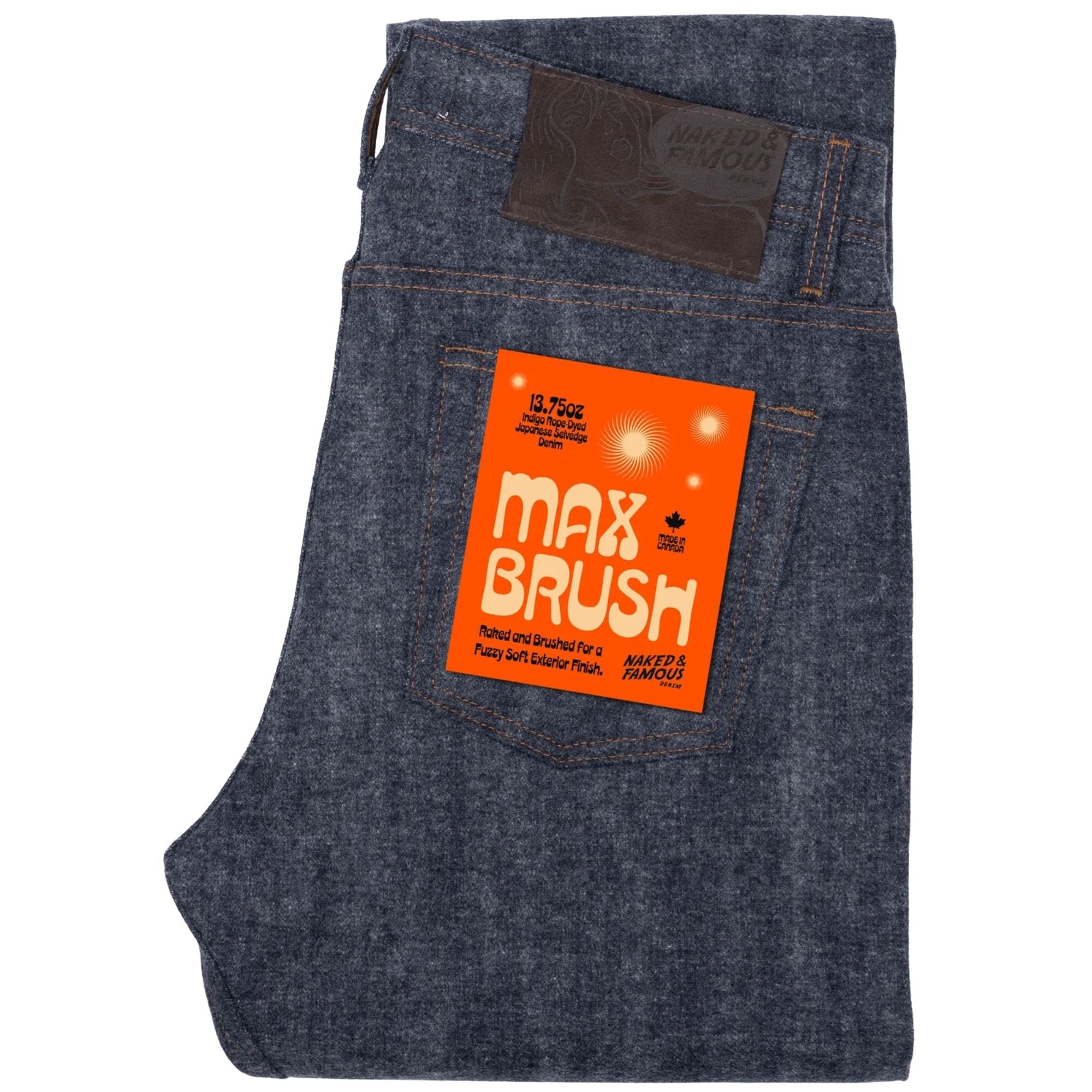 Weird Guy Max Brush Selvedge - Indigo
