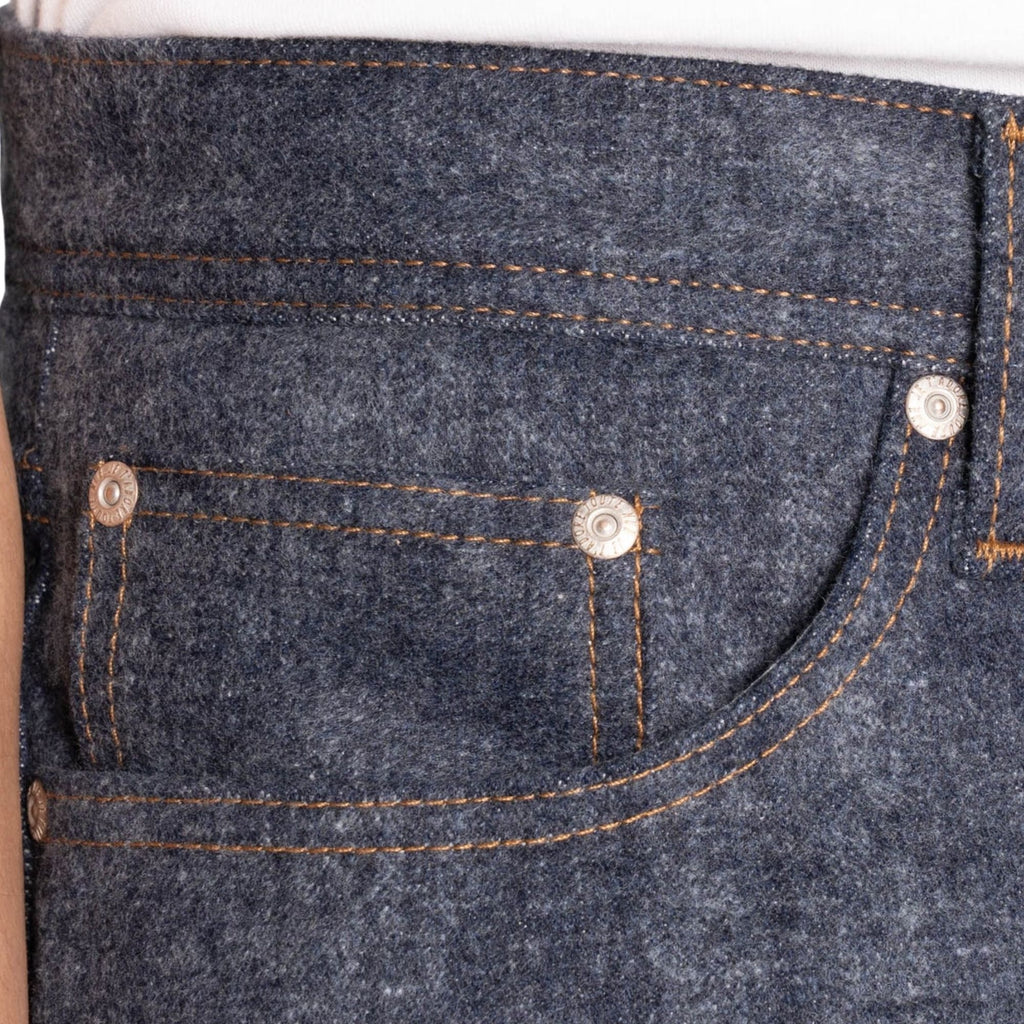 Weird Guy Max Brush Selvedge - Indigo