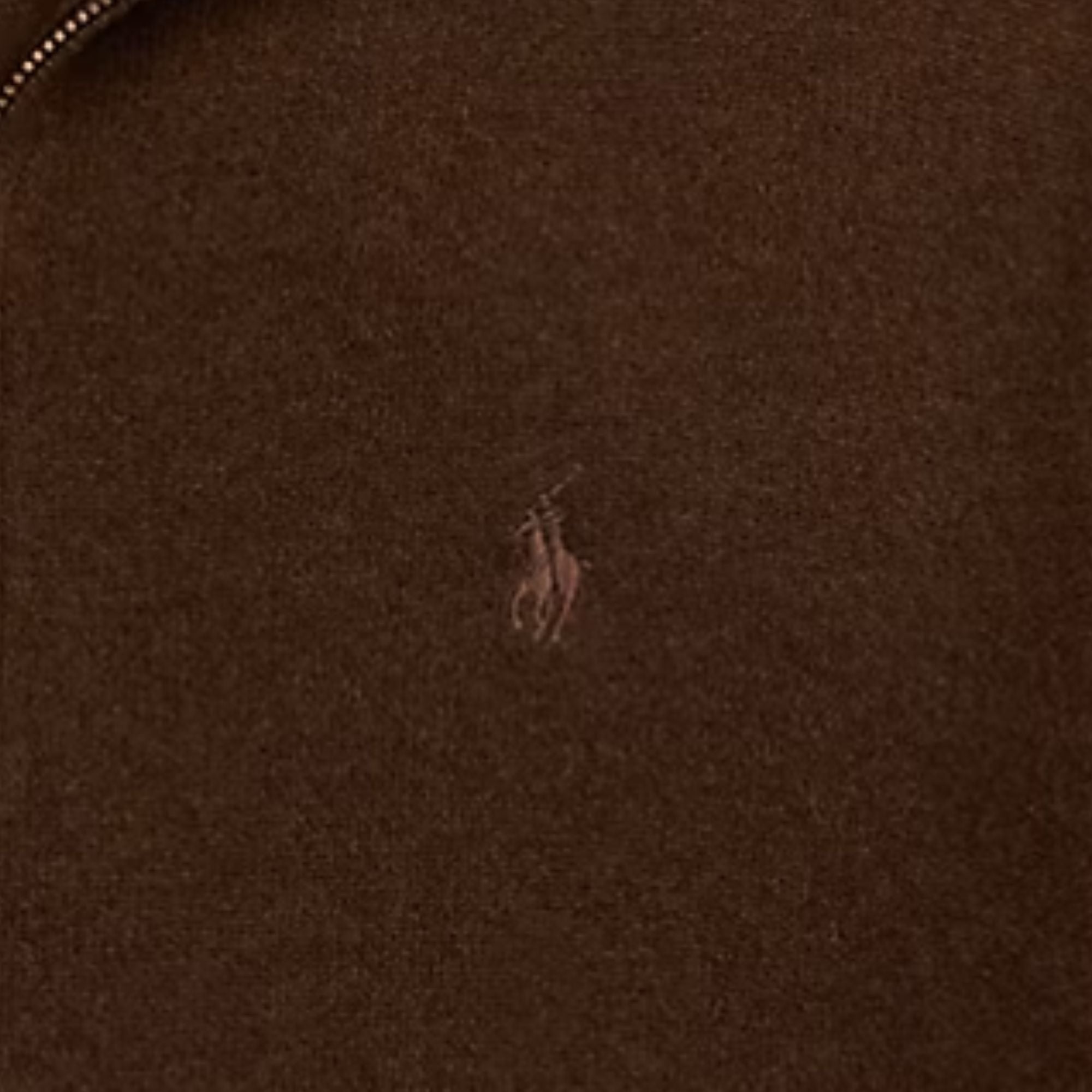 Polo Ralph Lauren Wool Quarter-Zip Jumper - Brown