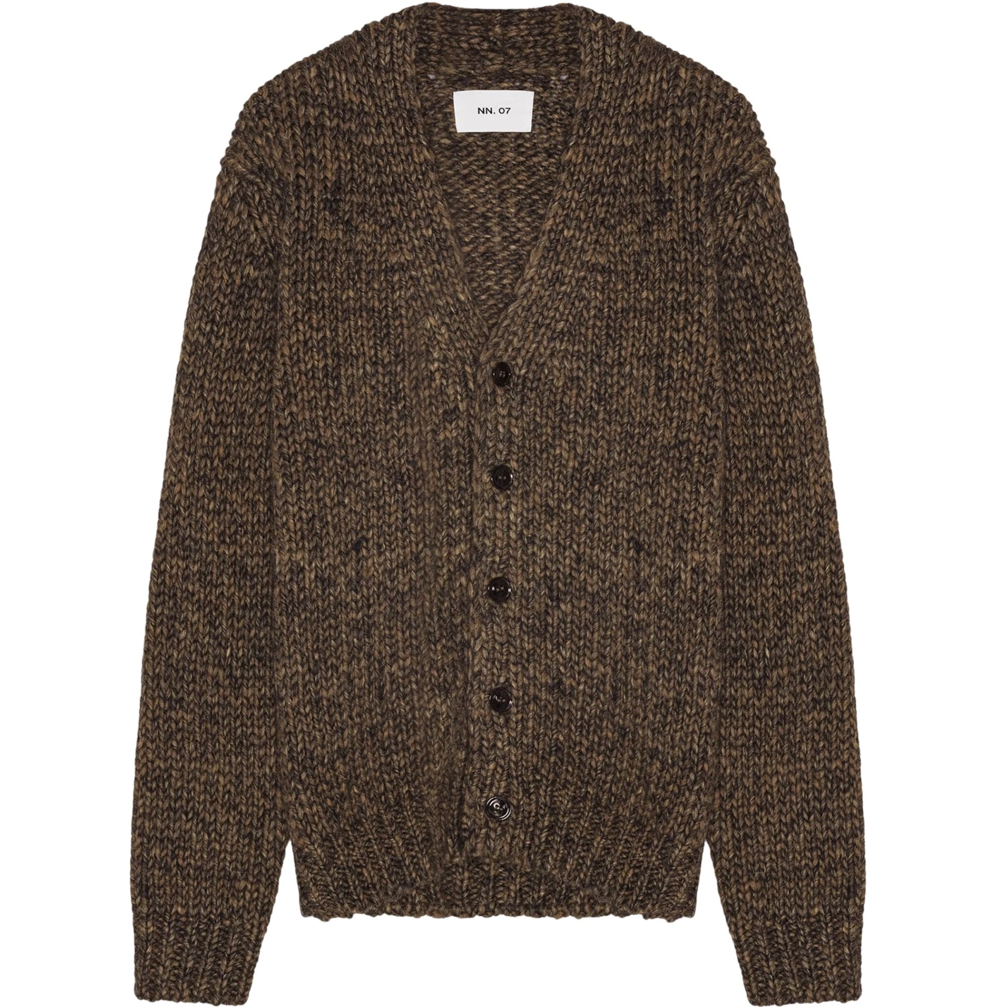 NN07 Osky Mouline Cardigan - Demitasse