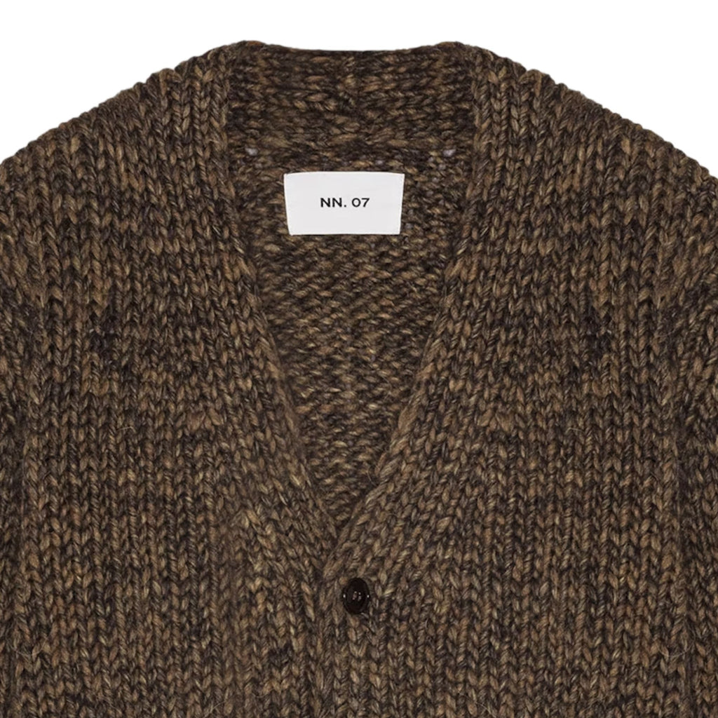NN07 Osky Mouline Cardigan - Demitasse