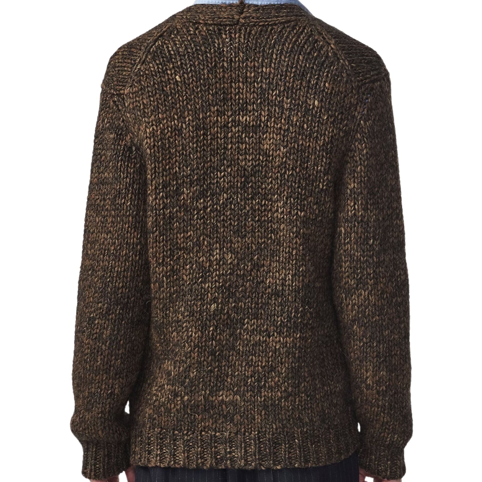 NN07 Osky Mouline Cardigan - Demitasse