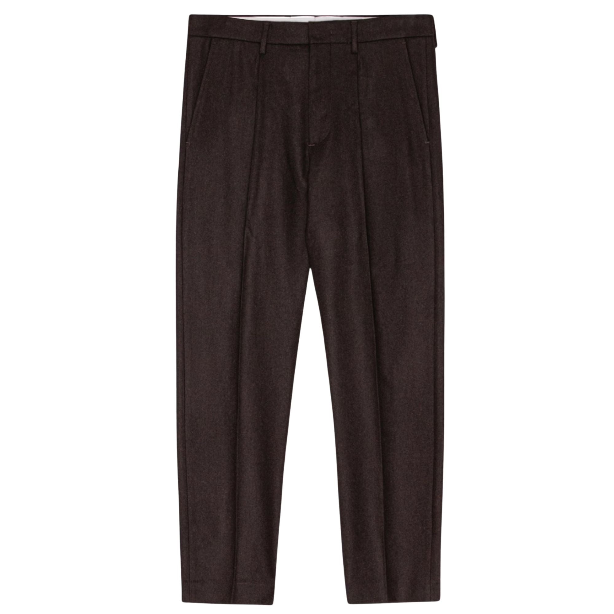 Bill Tapered Leg Regular Fit Trouser - Brown