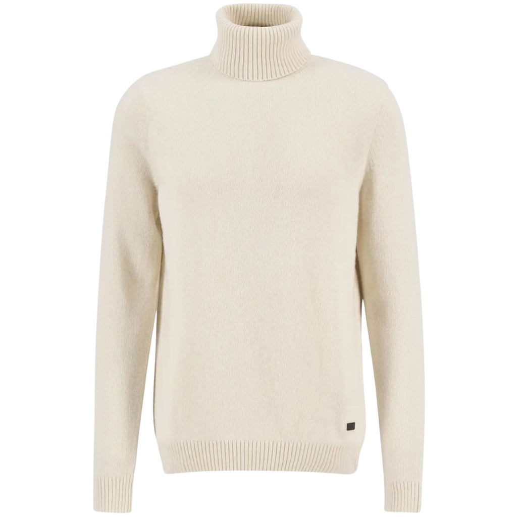 Barbour Kelp Roll-Neck Jumper - Whisper White