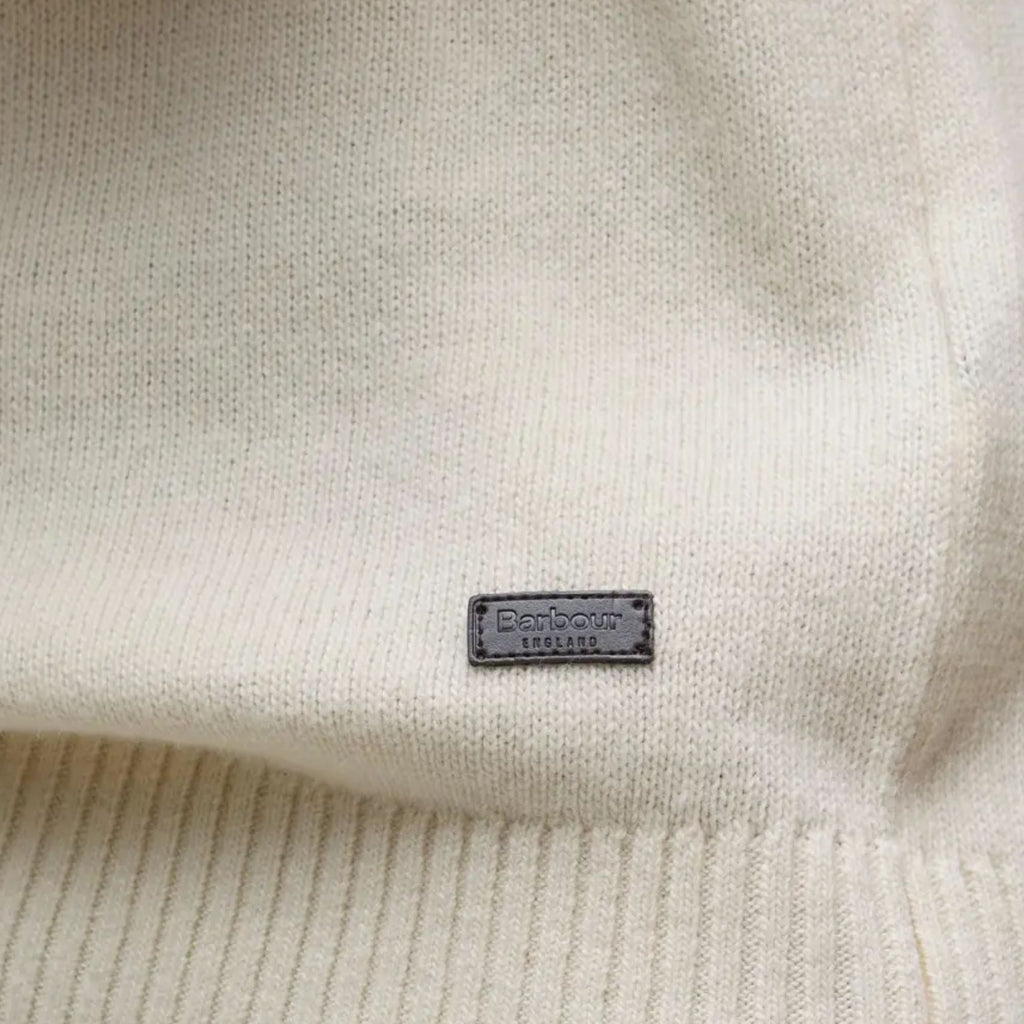 Barbour Kelp Roll-Neck Jumper - Whisper White