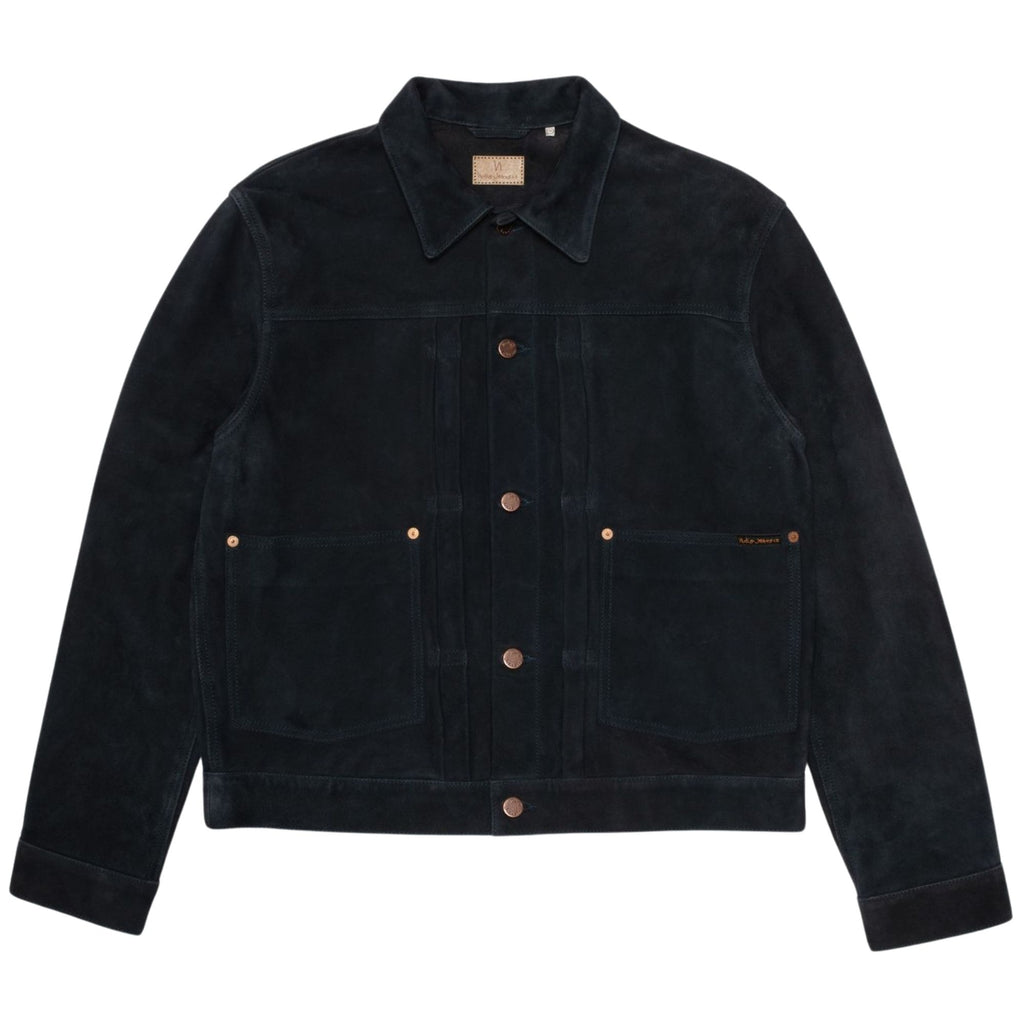 Dante II Suede Jacket - Navy