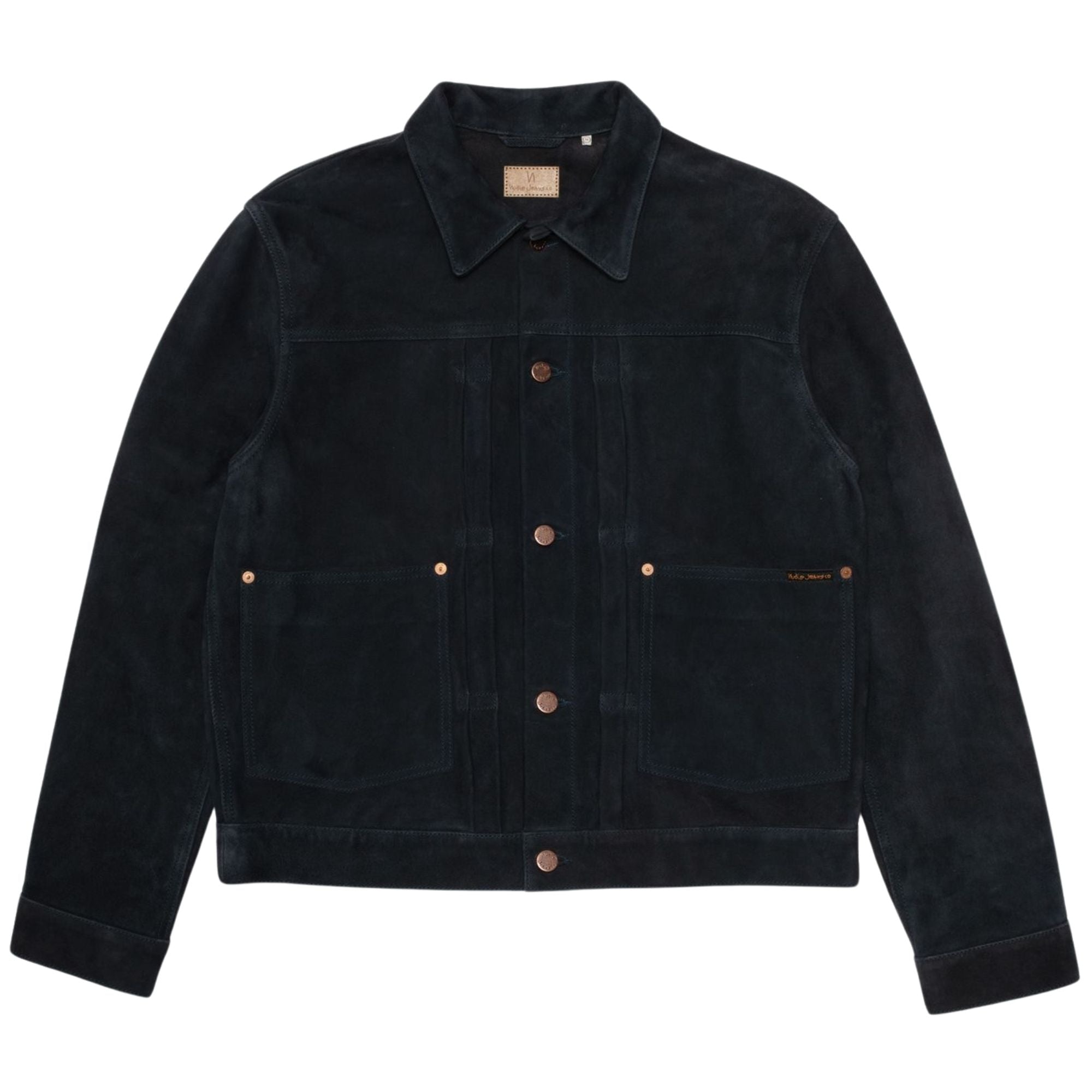 Dante II Suede Jacket - Navy