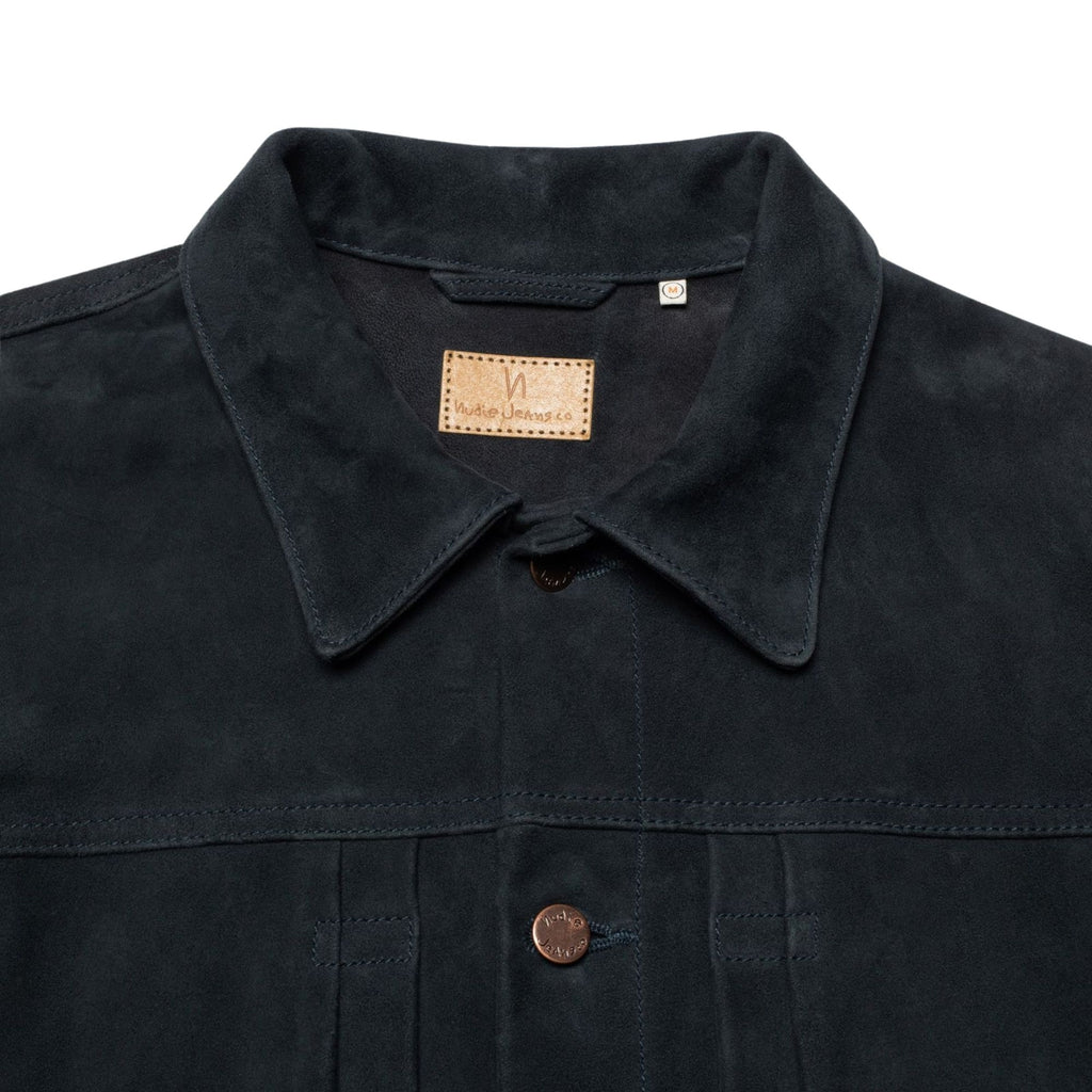 Dante II Suede Jacket - Navy