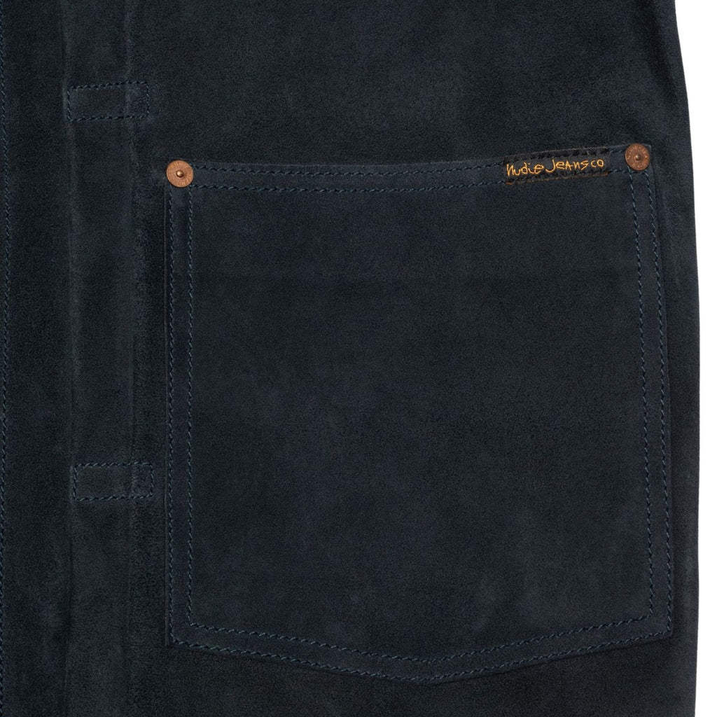 Dante II Suede Jacket - Navy