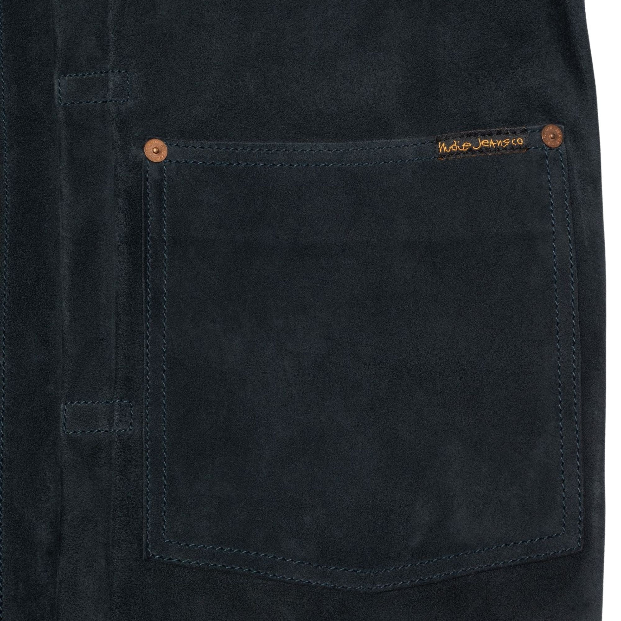 Dante II Suede Jacket - Navy