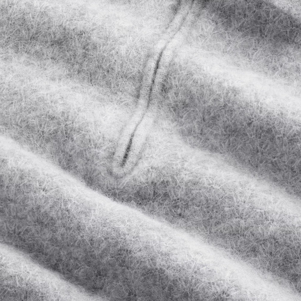 Alfie Half Zip Polo - Sable Grey