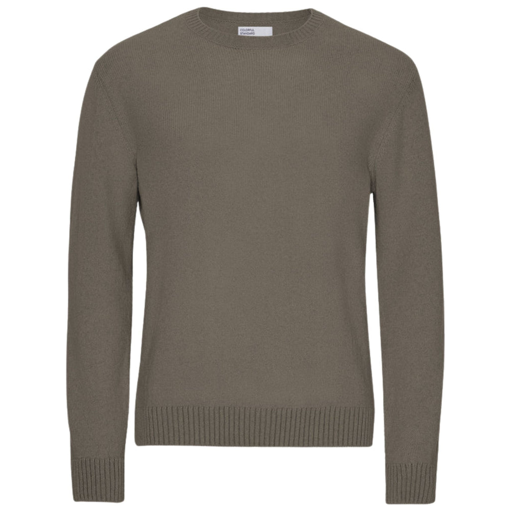 Classic Merino Wool Crew - Dusty Olive