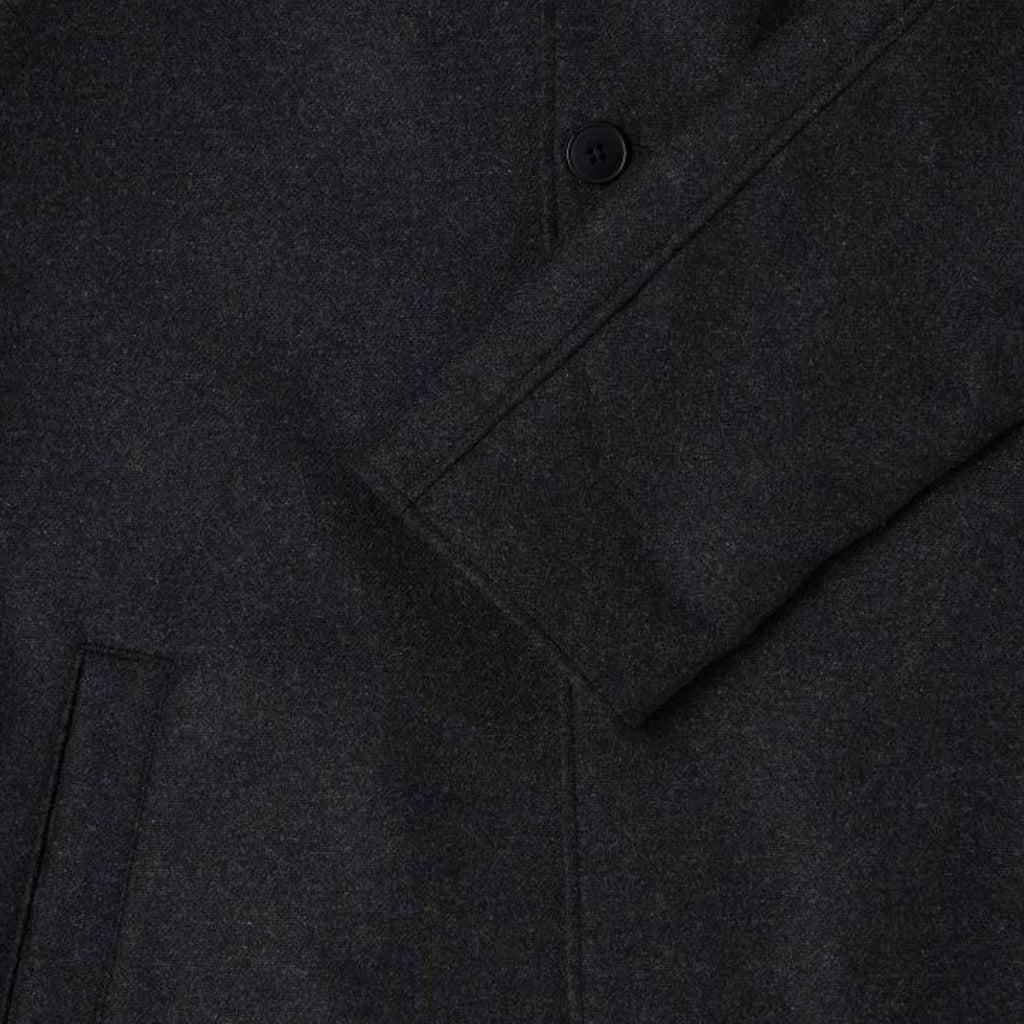 Edwin Mac Wool Coat - Dark Grey