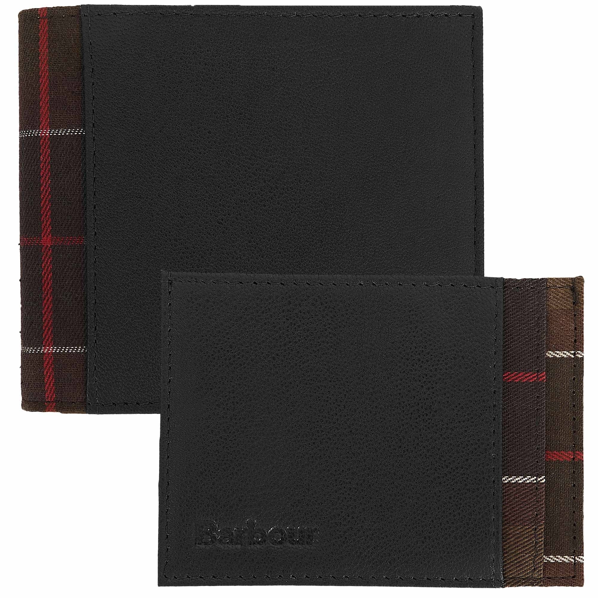 Wallet & Card Holder Gift Set - Black