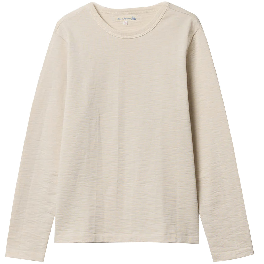 2S18 Loopwheeled Relaxed Fit Heavyweight Long Sleeve - Natural