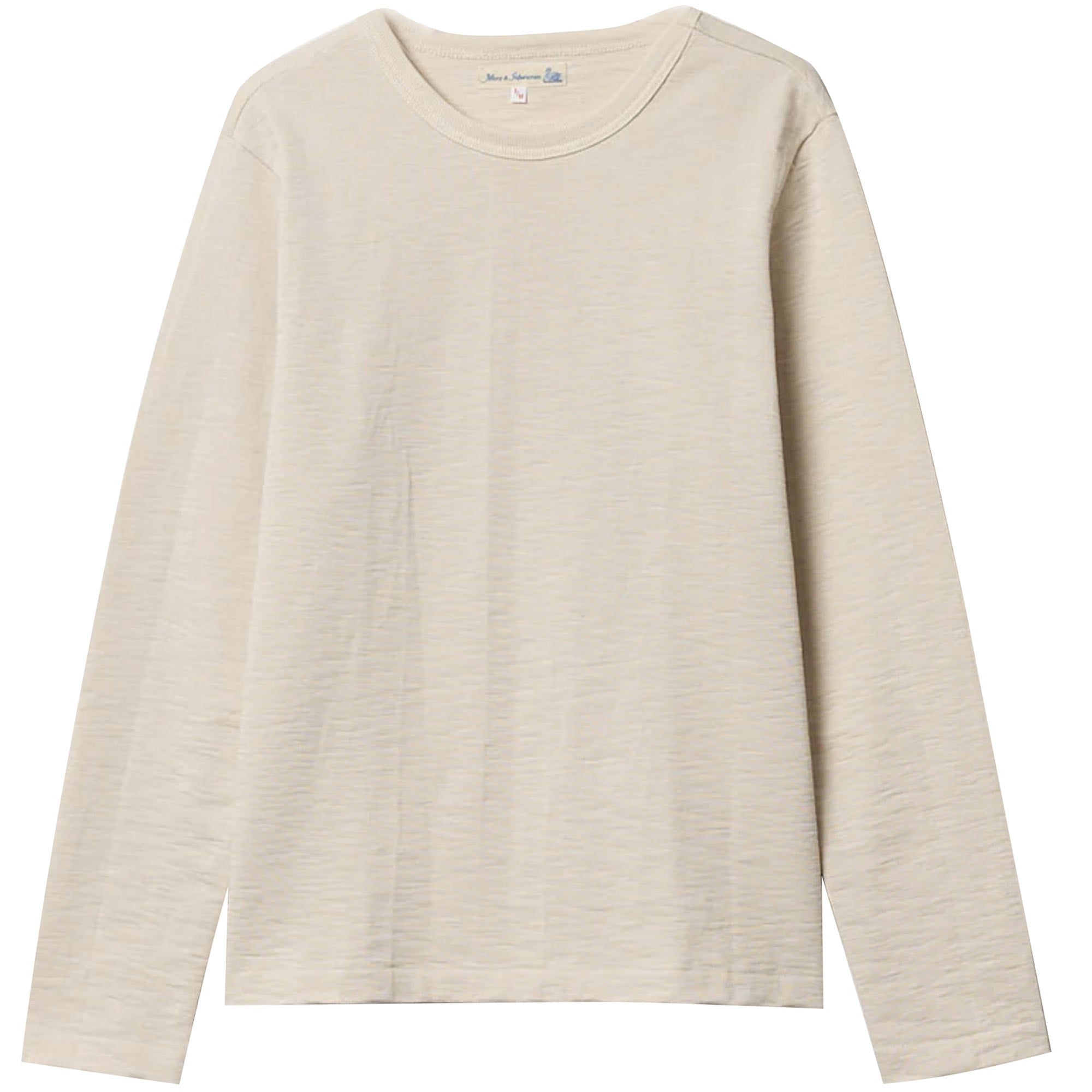 2S18 Loopwheeled Relaxed Fit Heavyweight Long Sleeve - Natural