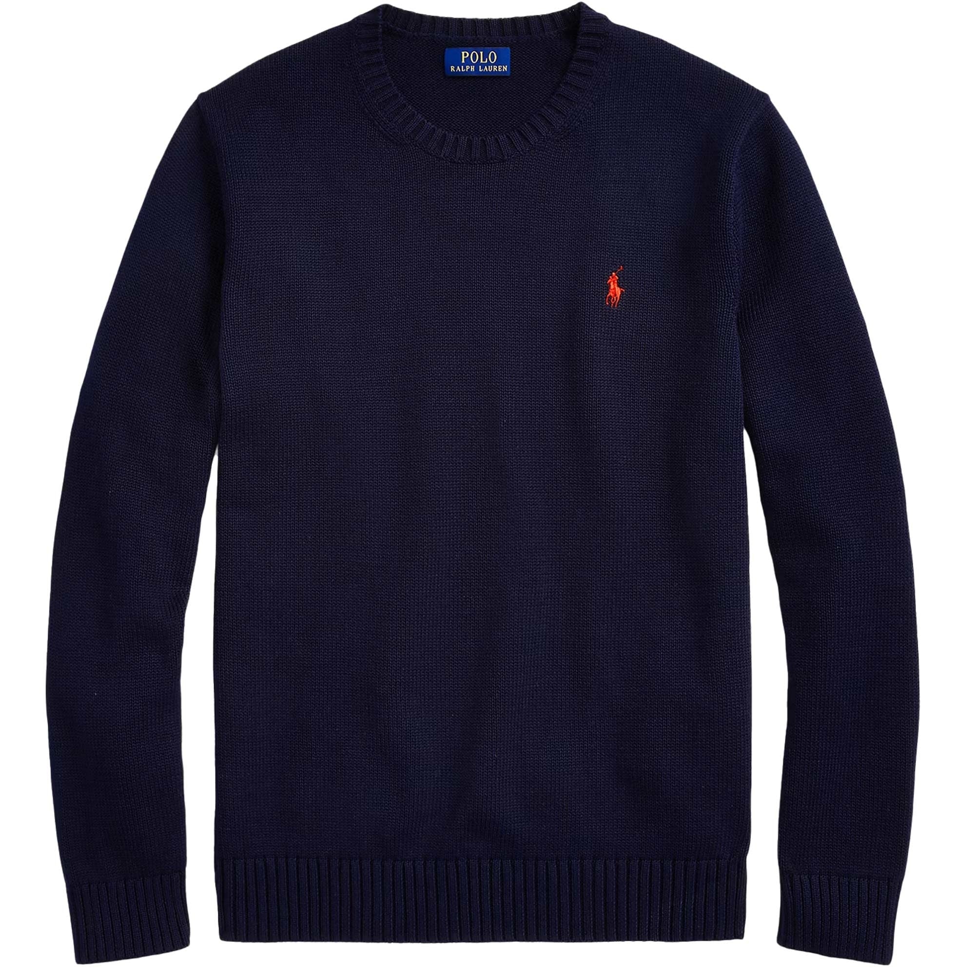Cotton Crewneck Jumper - Hunter Navy