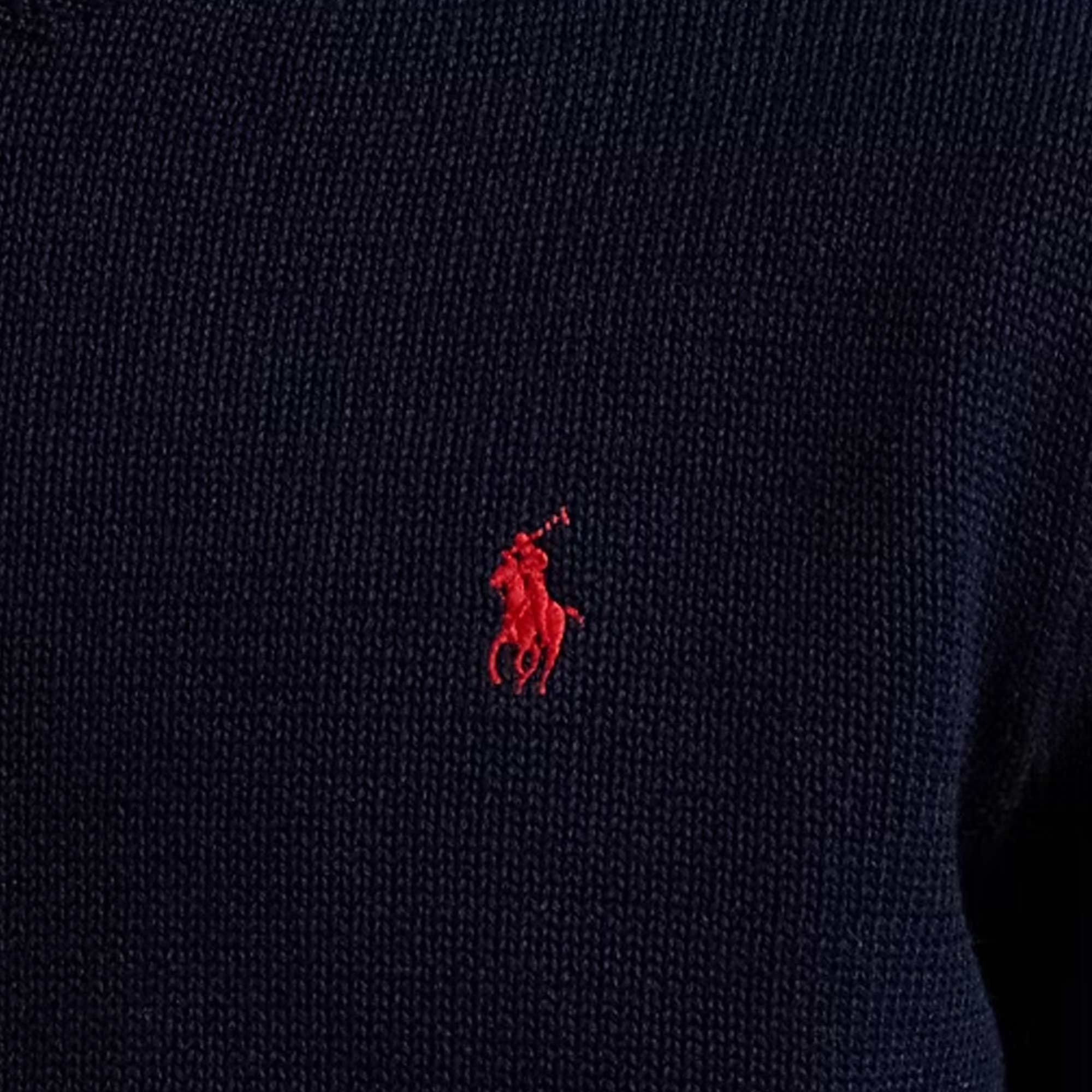 Cotton Crewneck Jumper - Hunter Navy