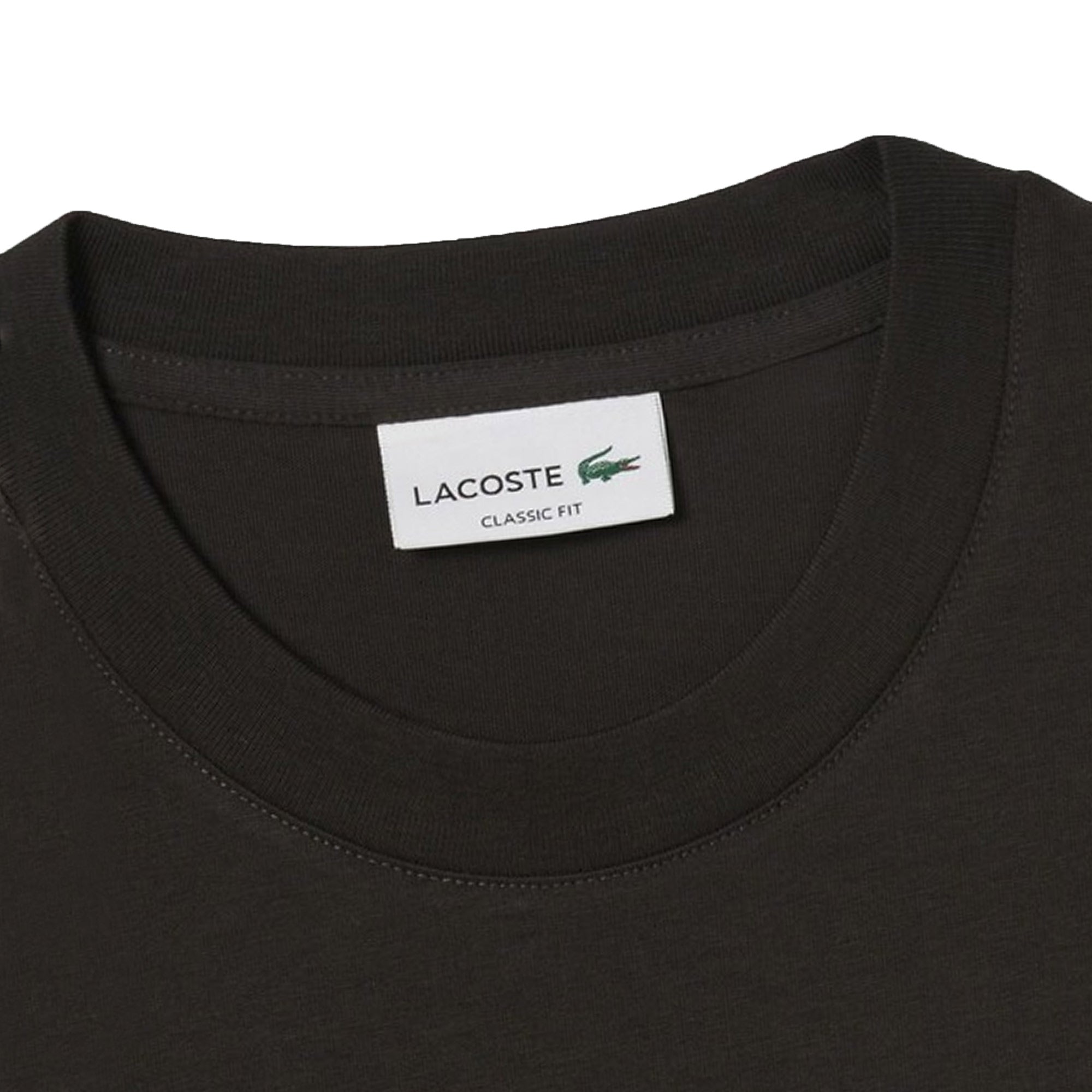 Lacoste Crew Neck T-Shirt - Brown