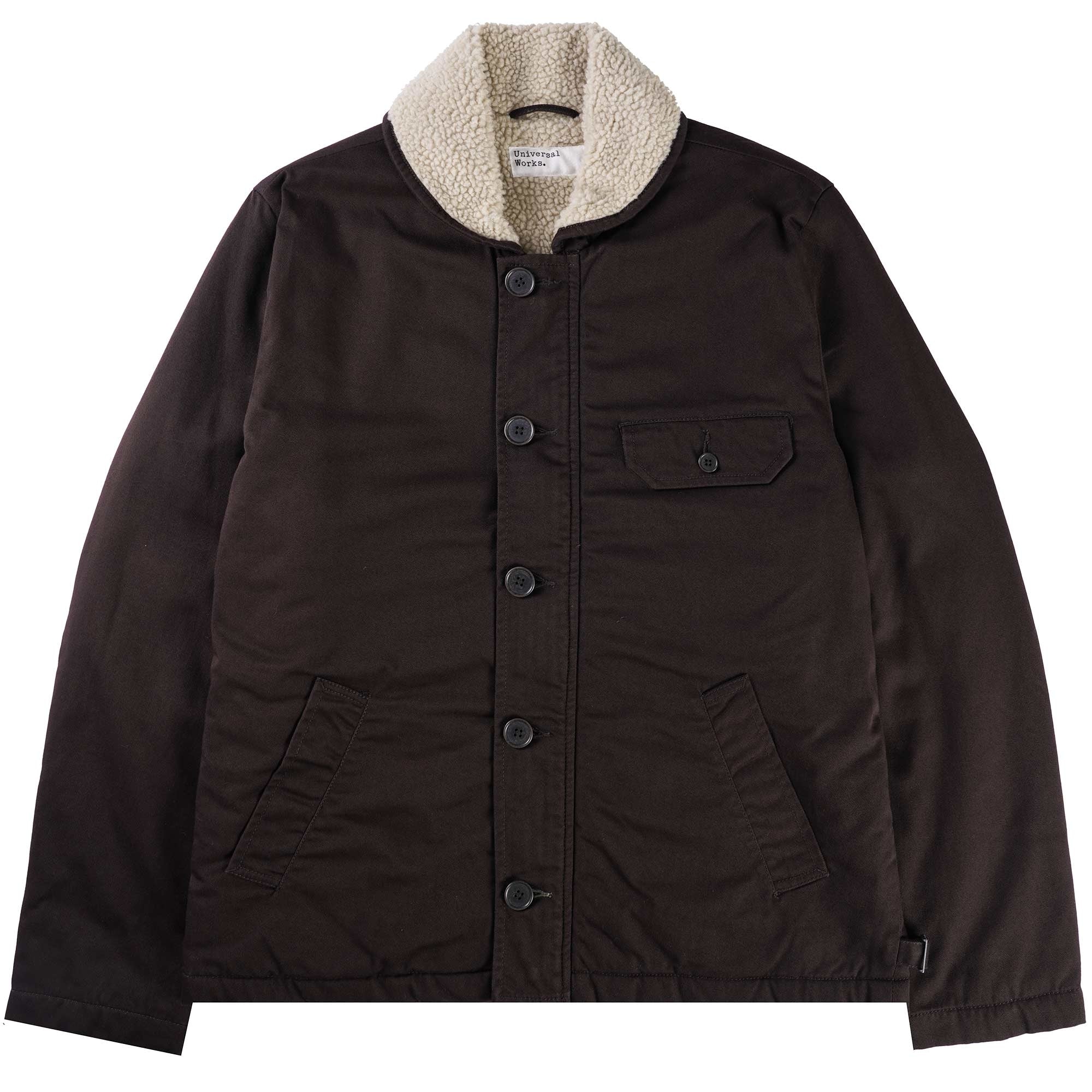 x Stuarts Twill N1 Deck Jacket - Brown