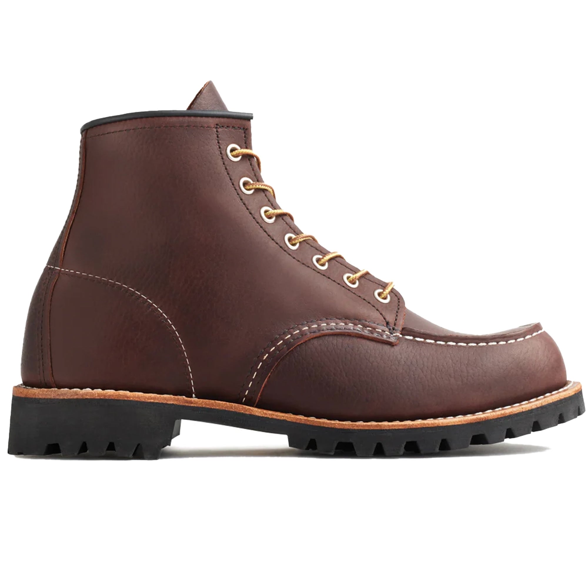 Roughneck Moc Toe Work Boots - Brown