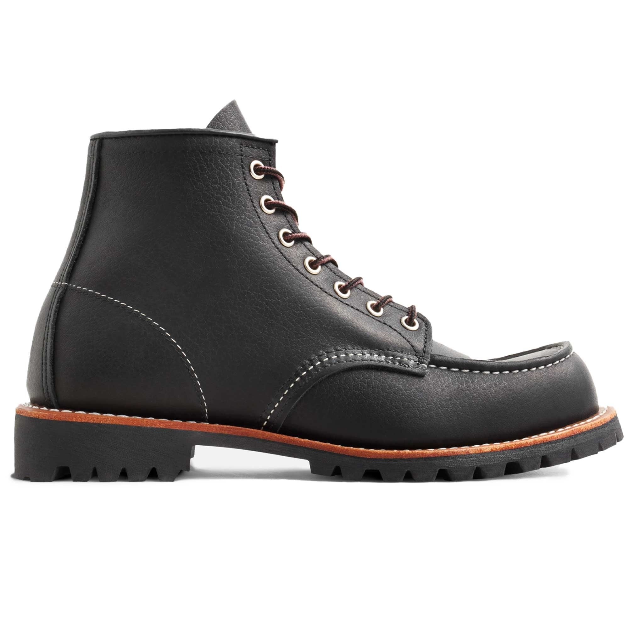 Roughneck Moc Toe Work Boots - Black