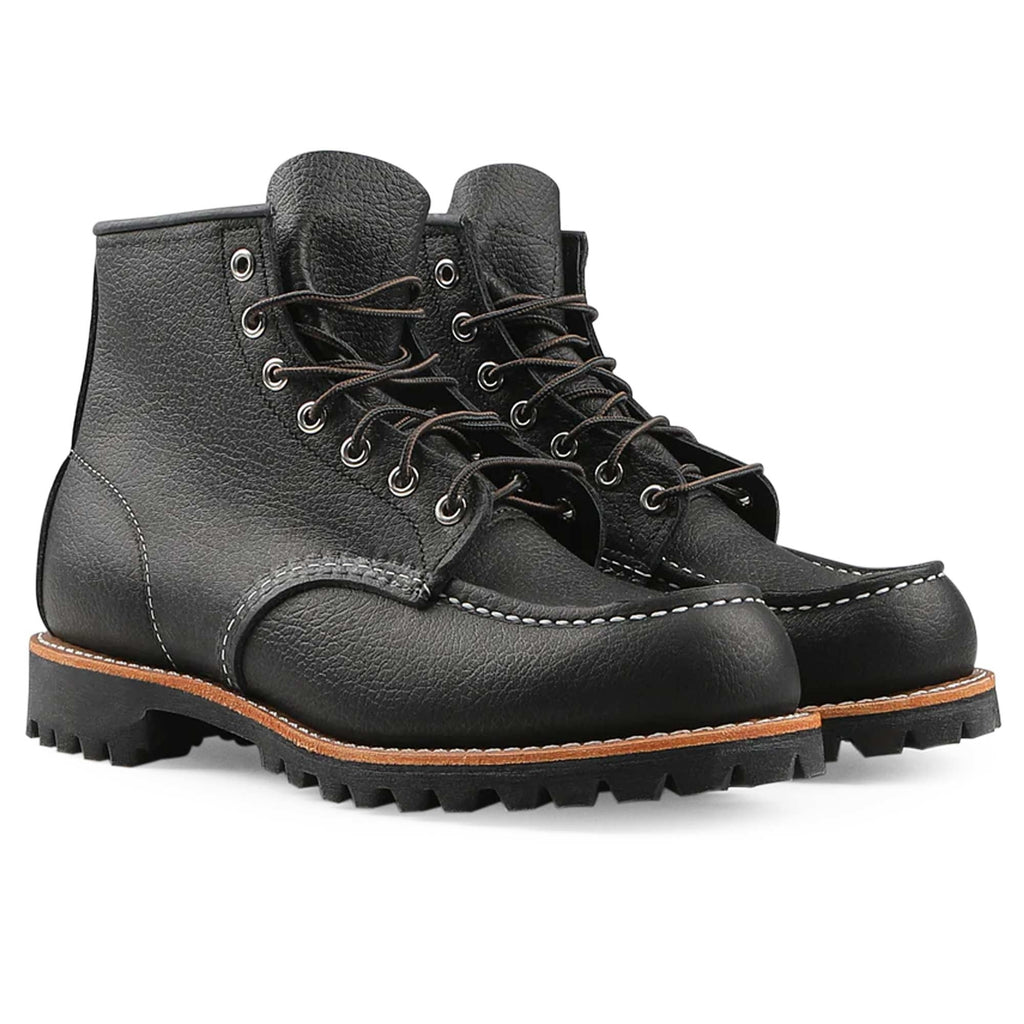 Roughneck Moc Toe Work Boots - Black