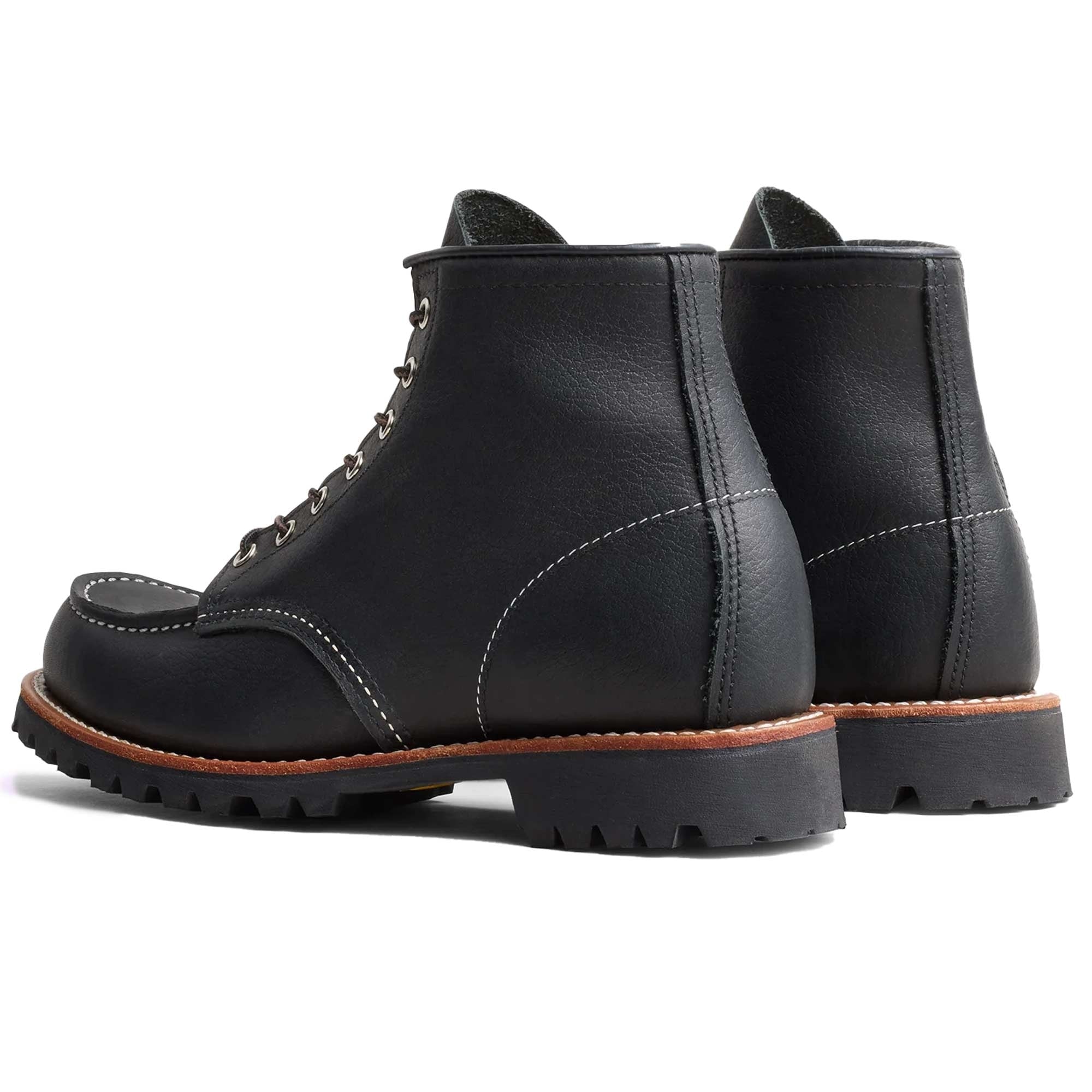 Roughneck Moc Toe Work Boots - Black