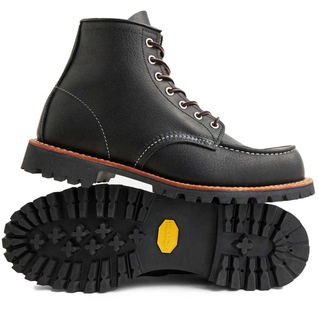 Roughneck Moc Toe Work Boots - Black
