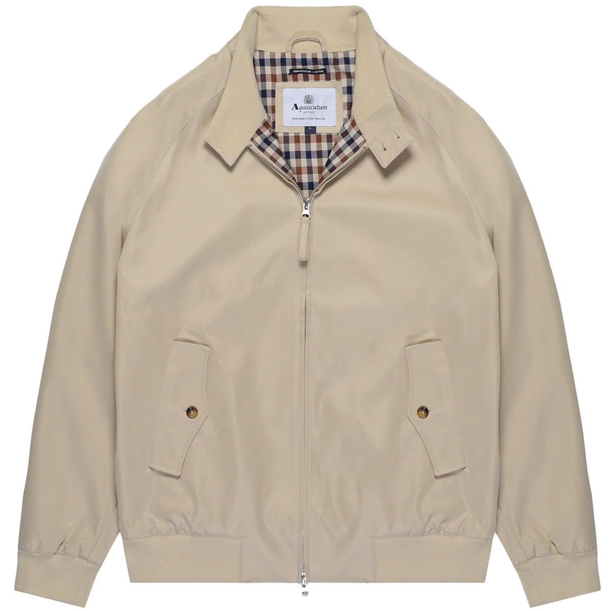 Aquascutum Archival Harrington Jacket - Beige B005-JK007 – Stuarts 
