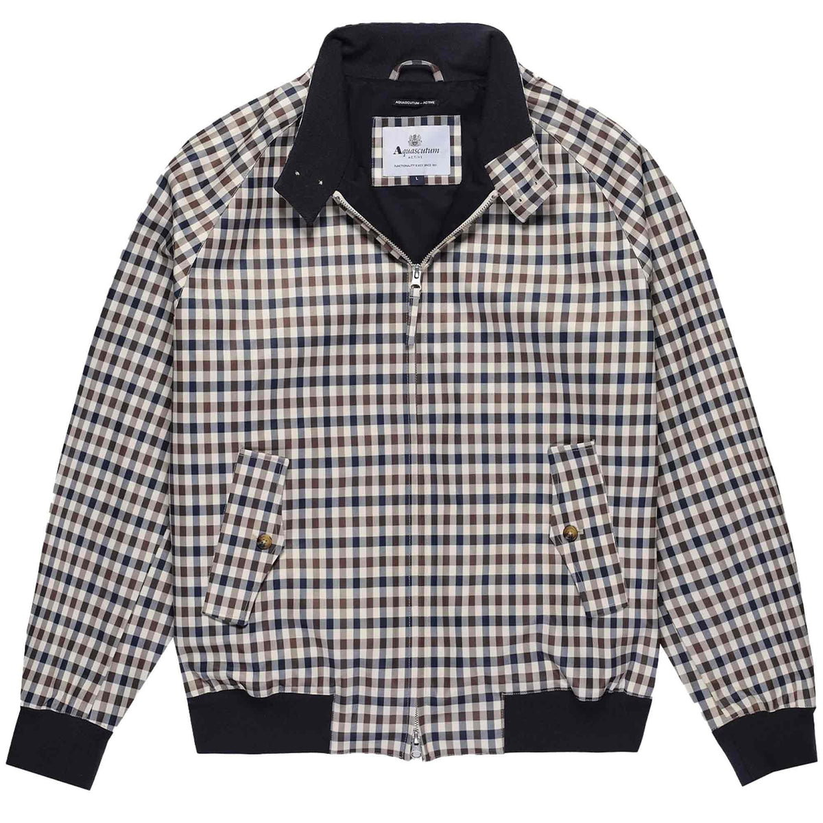 Aquascutum Archival Harrington Jacket - Club Check B005-JK007 