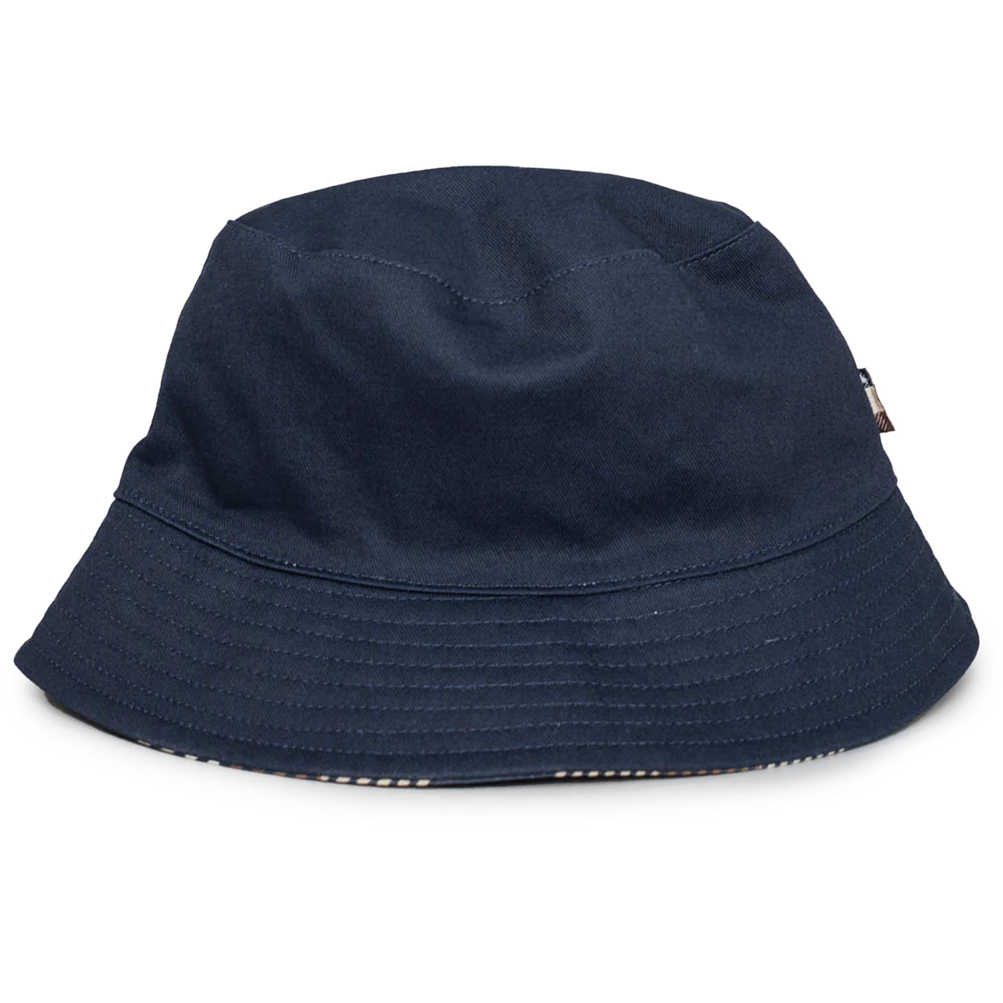 Aquascutum Reversible Bucket Hat - Macro Check