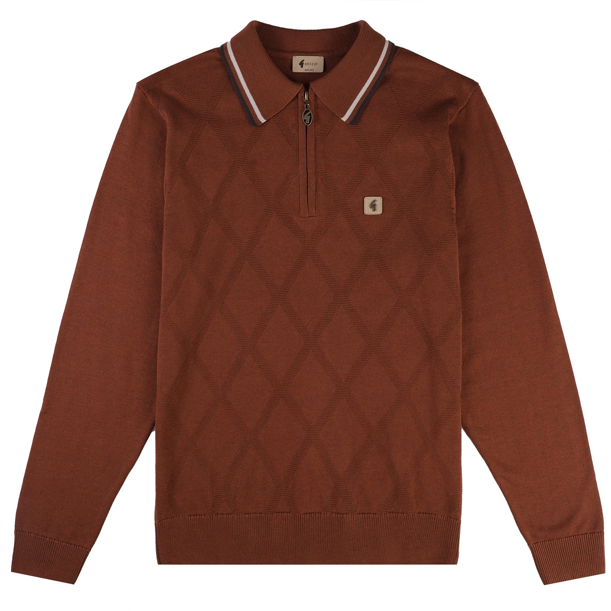 Gabicci Vintage Moore Polo Shirt - Paprika